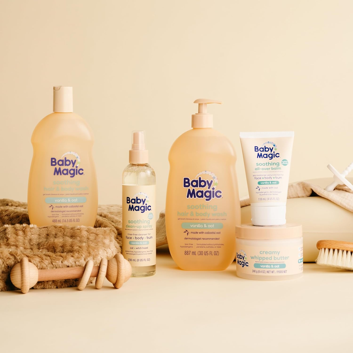 Baby Magic Soothing Hair & Body Wash, Vanilla & Oat, 30 Fl Oz - Image 8
