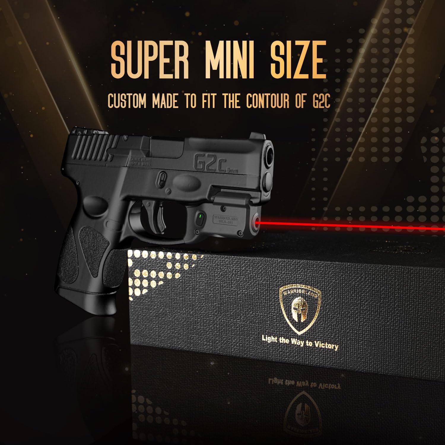 WARRIORLAND Laser Sight with Taurus G2C/G3C Holster - Image 4