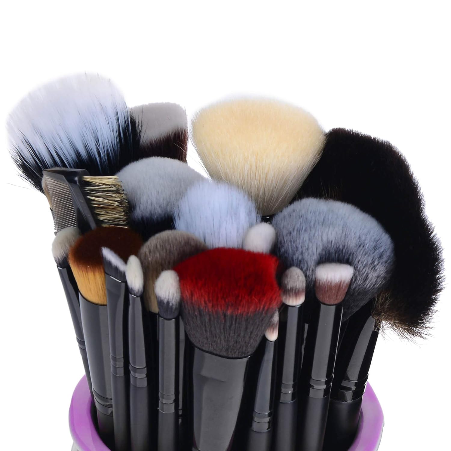SHANY Makeup Brushes The Masterpiece Pro Signature Makeup Brush Set - Foundation Powder Concealers Eye Shadow brushes, Synthetic Bristle with Wooden handles, Premium Gift Packaging - 24pcs - Image 5