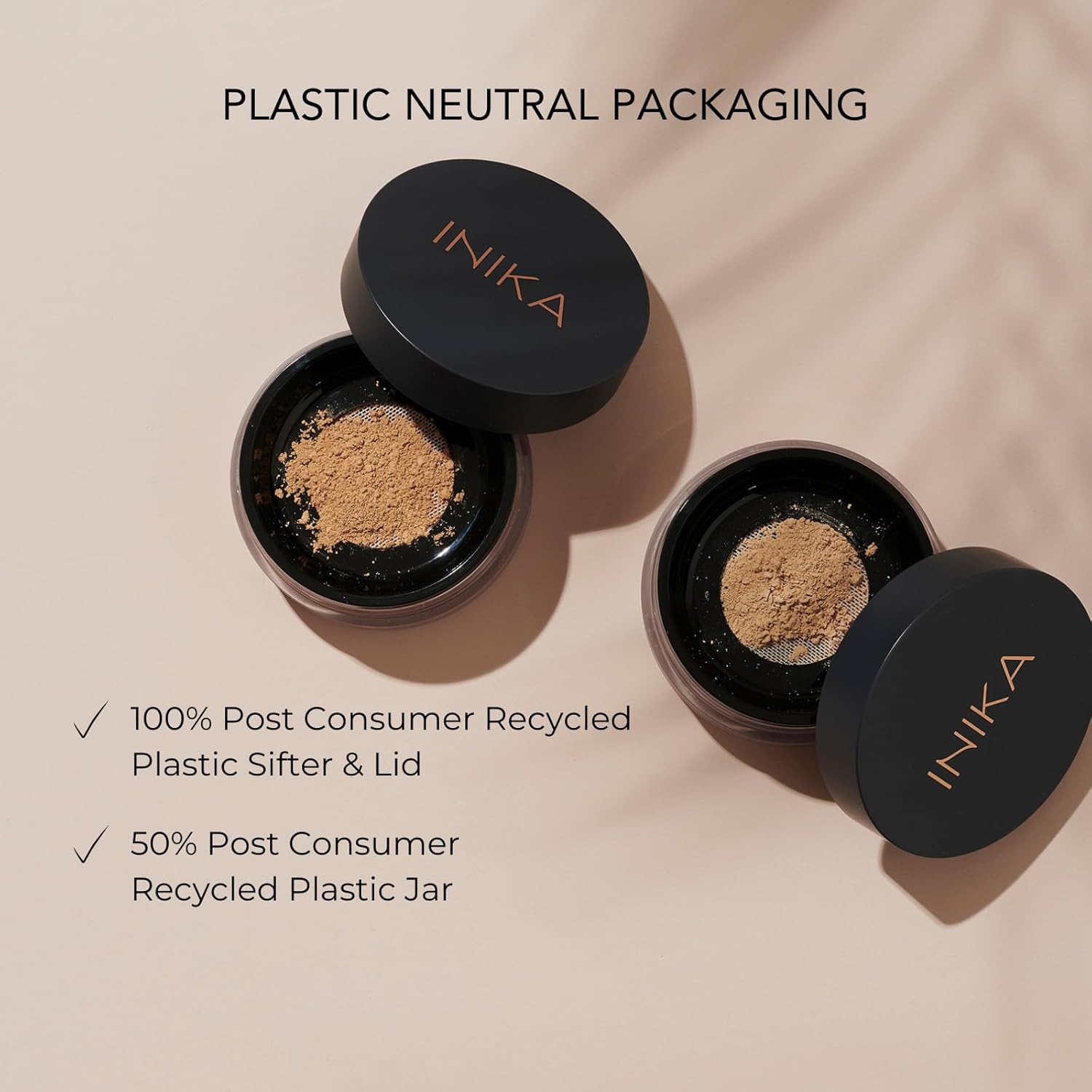 INIKA Organic Mineral Powder Foundation with SPF 25 - Vegan Makeup, Natural Looking, Buildable Coverage, Flawless Radiance & Glow, Blemish Coverage, Cruelty Free, Sustainable Packaging, Unity, 8g - Image 4