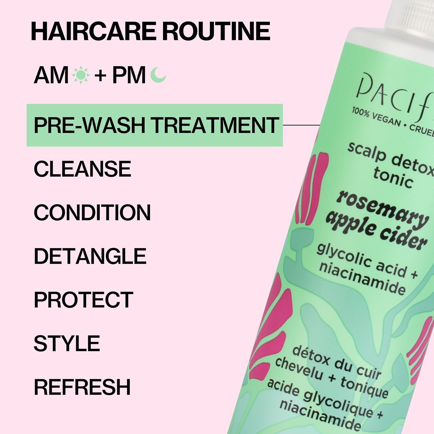 Pacifica Scalp Detox Tonic โ Rosemary Apple Cider Scalp Exfoliator - Scalp Scrub w/ Salicylic Acid for Clarifying Build Up & Purifying - Itchy, Dry Scalp Treatment , Vegan & Cruelty-Free, 5 oz - Image 14