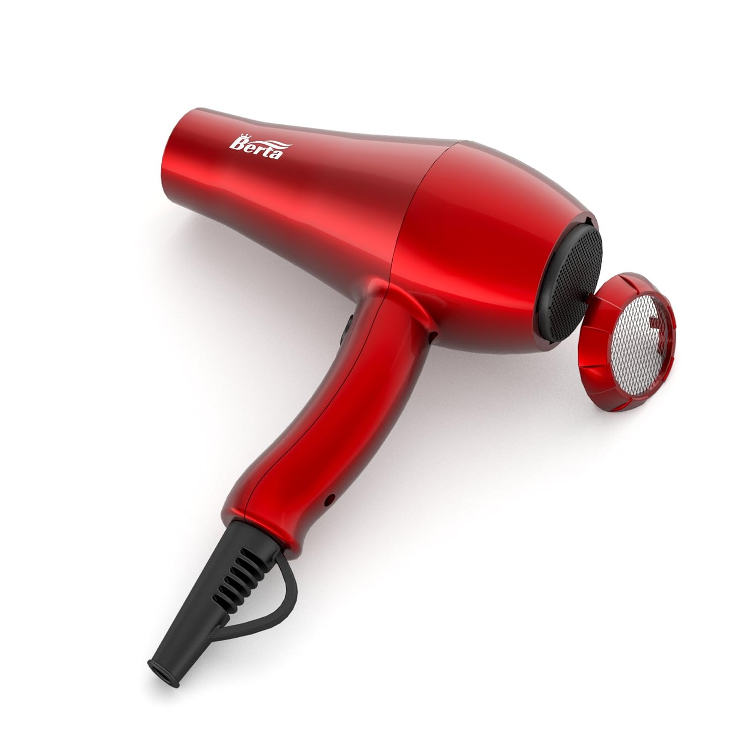 1875W Tourmaline Hair Dryer Ionic Frizz Control Fast Drying Blow Dryer Professional Hairdryer 2 Speed and 3 Heat Settings, Concentrator & Diffuser & Pik, Cool Shot - Image 7