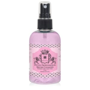 SHANY DETOX Professional Makeup Brush and Sponge Shampoo, Brush Cleanser, Removes dirt, Makeup from brushes and Sponges - Paraben Free, Vegan, Cruelty Free - Instant Dry - 4oz