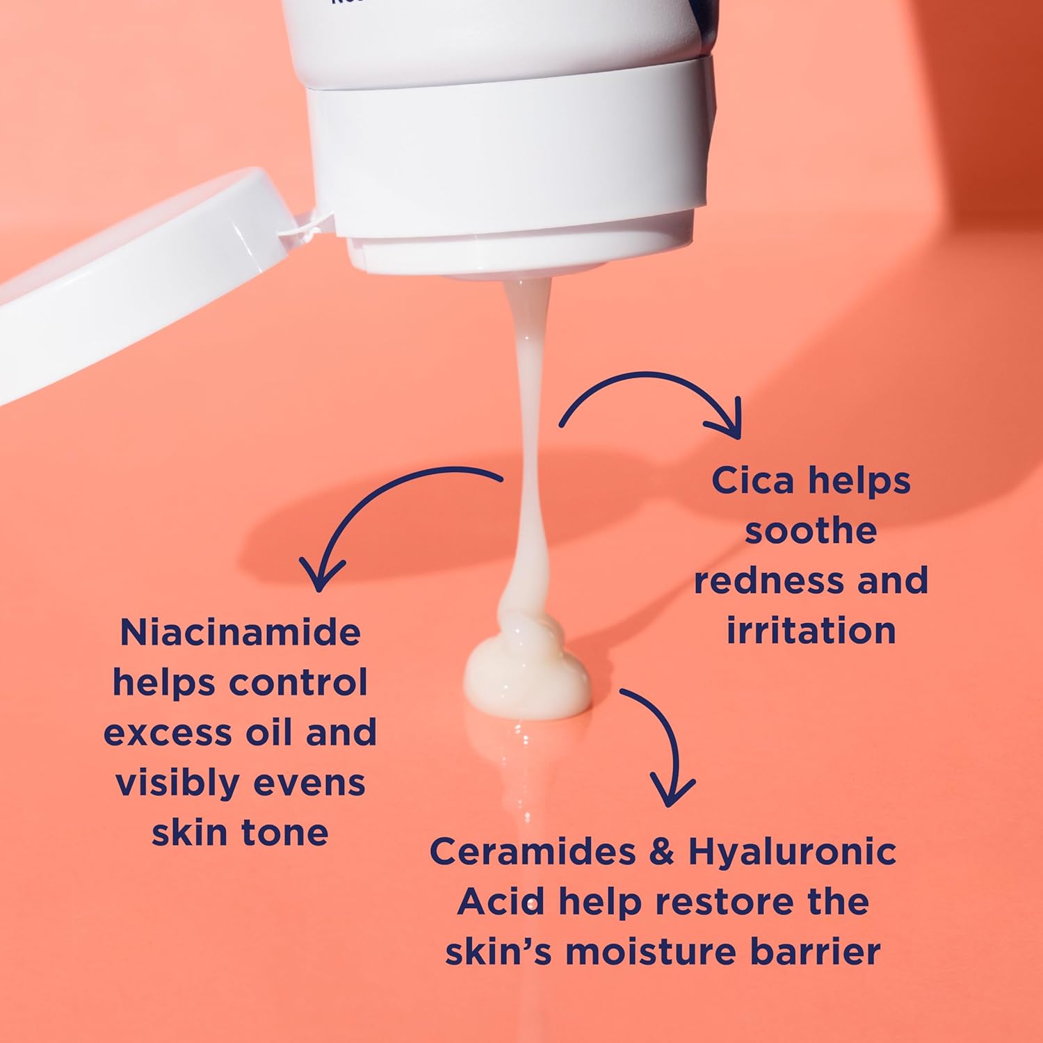 PanOxyl PM Balancing Repair Moisturizer with Niacinamide, Ceramides and Cica, Hydrating Face Moisturizer, Acne Prone Skin and Dry Skin, Non-Comedogenic Night Face Moisturizer, 3 oz - Image 4