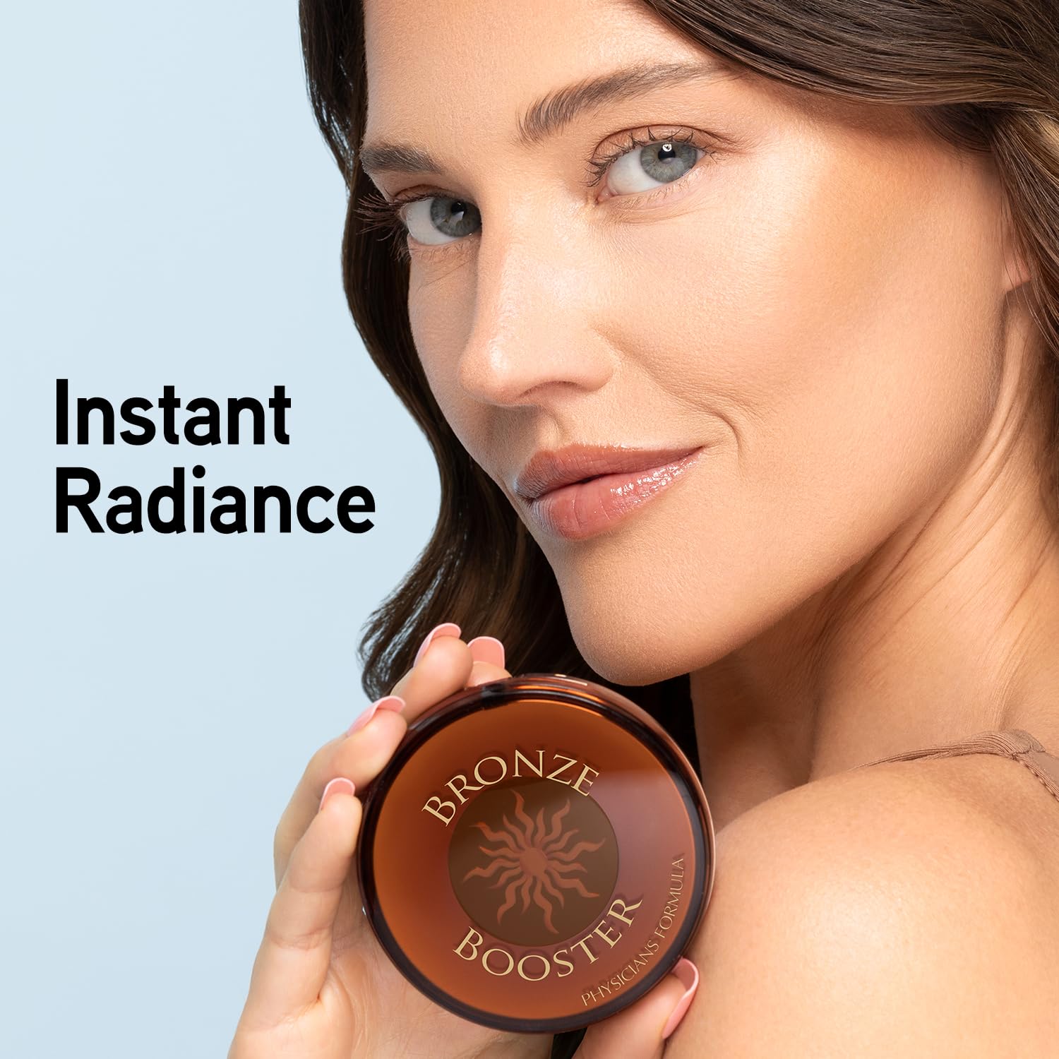 Physicians Formula Bronze Booster Pressed Bronzer - Vitamin-Infused Glow Activators, Mistake-Proof Formula, Natural Finish, Cruelty-Free & Hypoallergenic - Light to Medium - Image 2