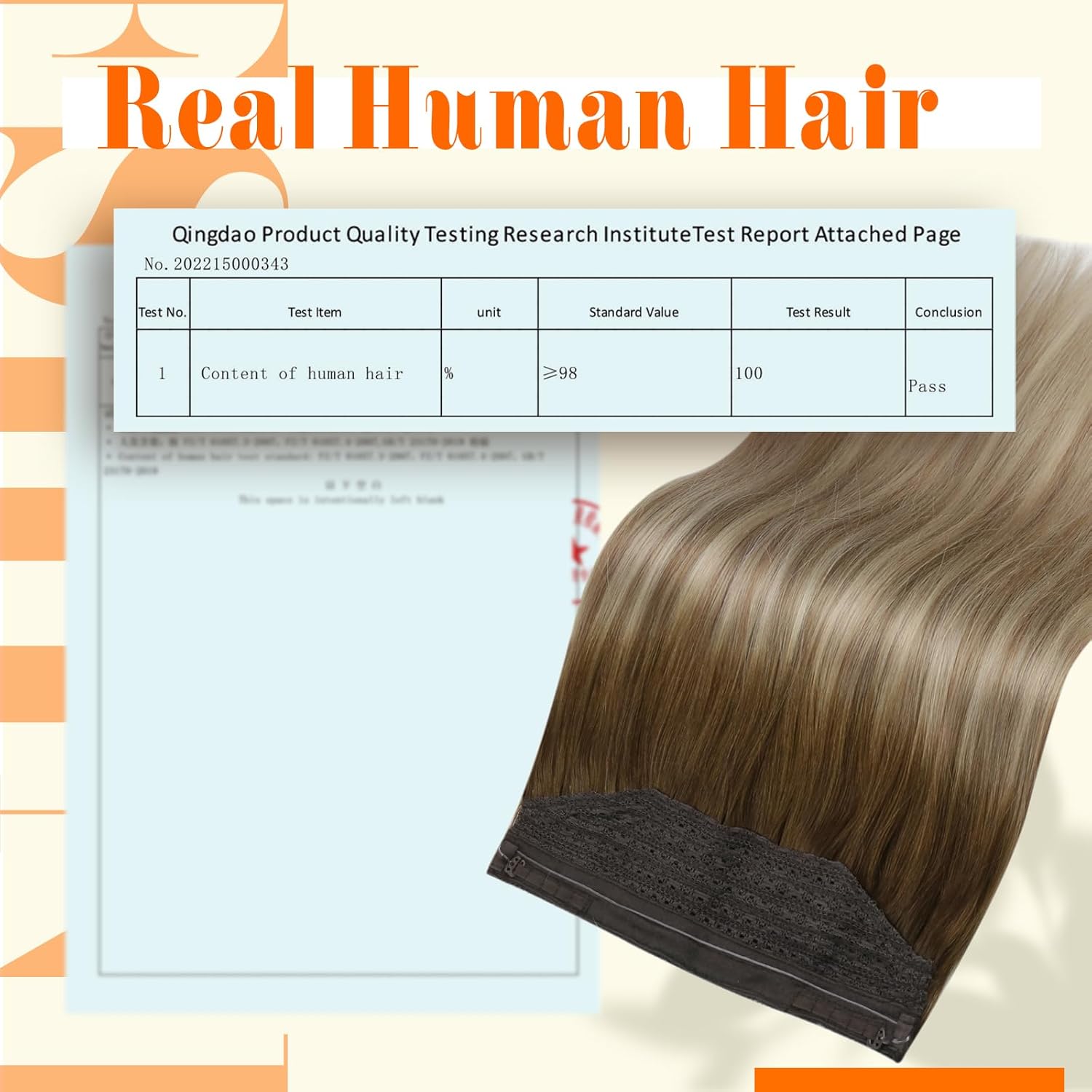 Fshine Balayage Dark Brown to Ash Brown Blonde Wire Hair Extensions 12 Inch 70 Gram Real Human Hair One Piece Clip In - Image 6