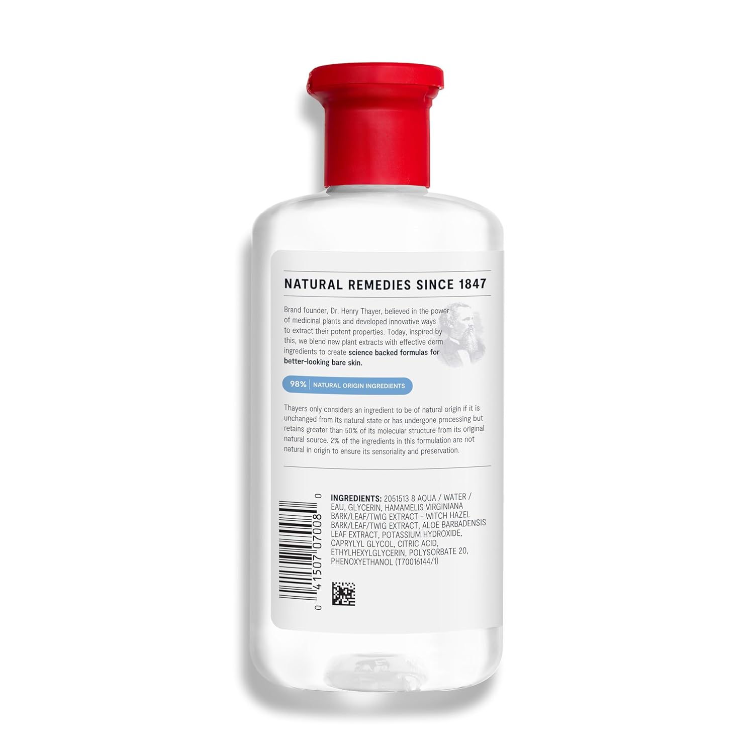THAYERS Alcohol-Free, Hydrating, Unscented Witch Hazel Facial Toner with Aloe Vera Formula, Vegan, Dermatologist Tested and Recommended, 12 Oz (Packaging May Vary) - Image 10