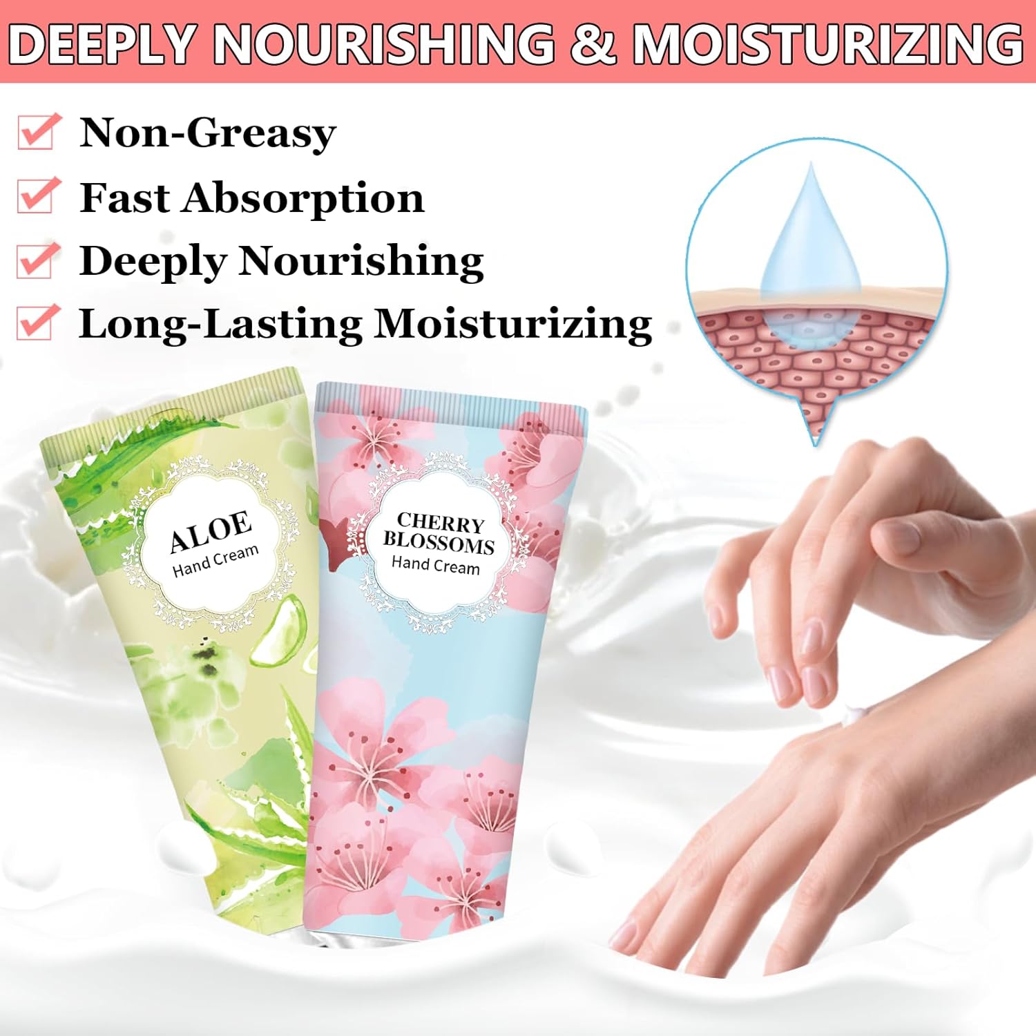 10 Pack Hand Cream Gifts Set,Mothers Day Gifts,Birthday Gifts for Women,Natural Plant Fragrance Scented Hand Lotion Travel Size Mini Lotion Shea Butter,Teacher Gifts,Gift for Mom Thank You Gifts - Image 4