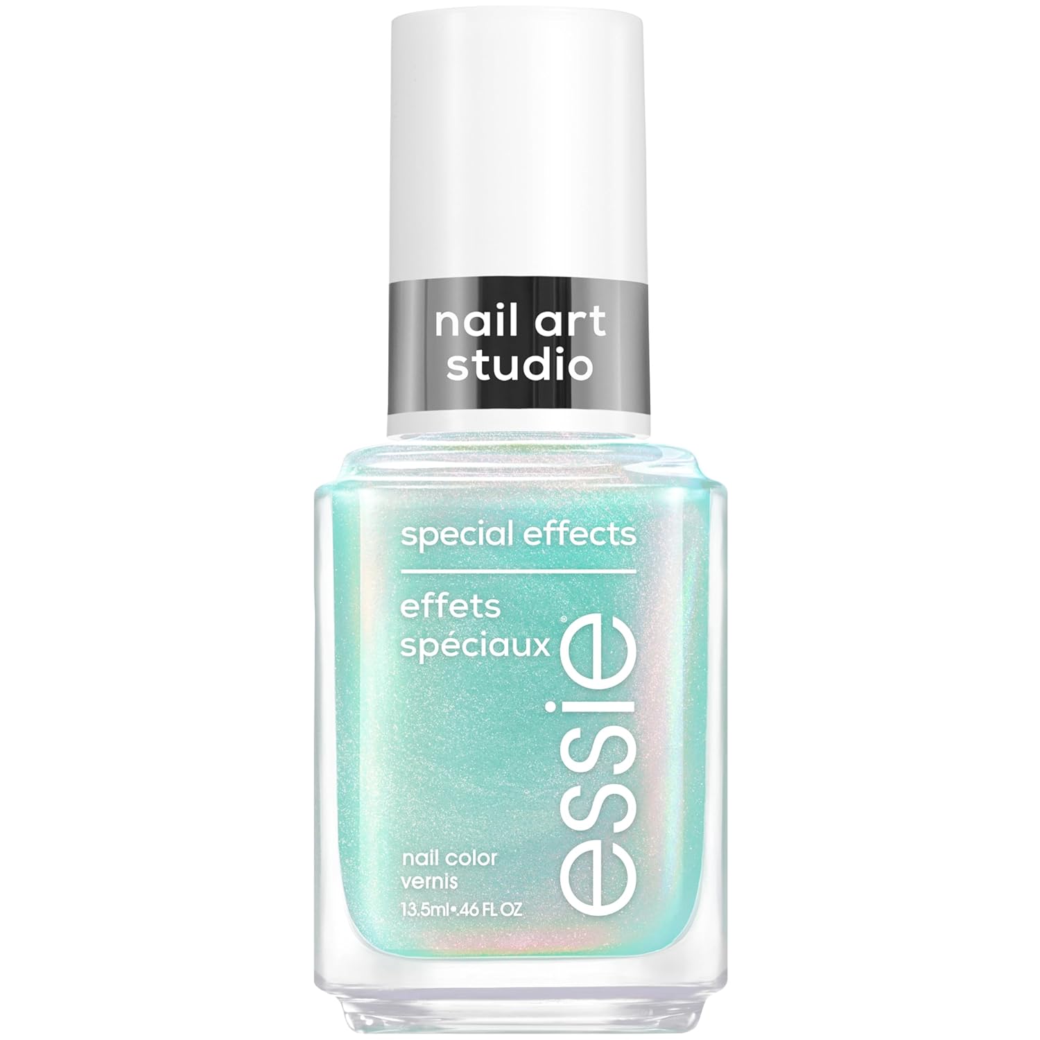 essie Nail Art Studio Special Effects Chrome Polish, Vegan, Aqua Nail Polish, Mystic Marine, 0.46 Fl Oz