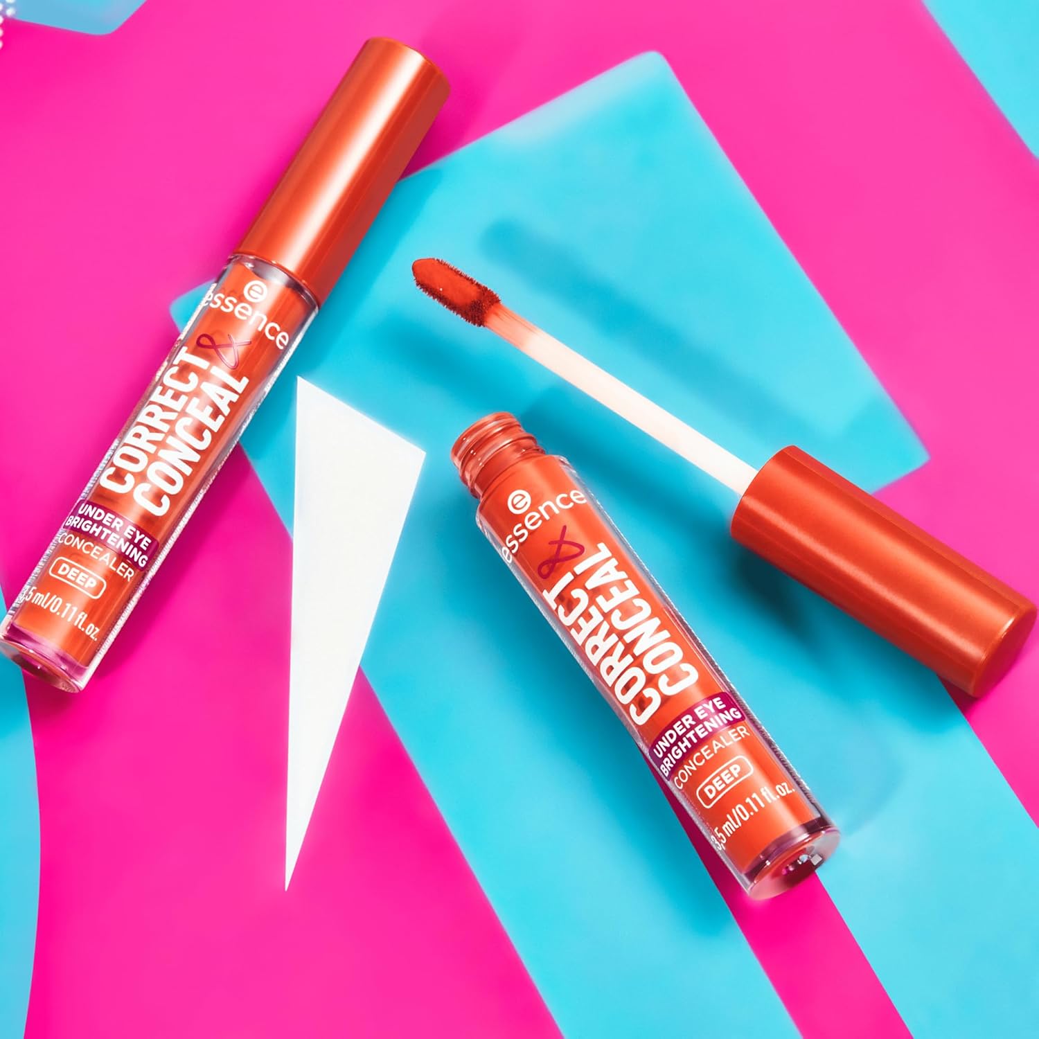 essence | Correct & Conceal Under Eye Brightening Concealer | Easy Application, Lightweight, Buildable, Infused with Aloe Vera | Vegan & Cruelty Free (40 | Deep) - Image 7