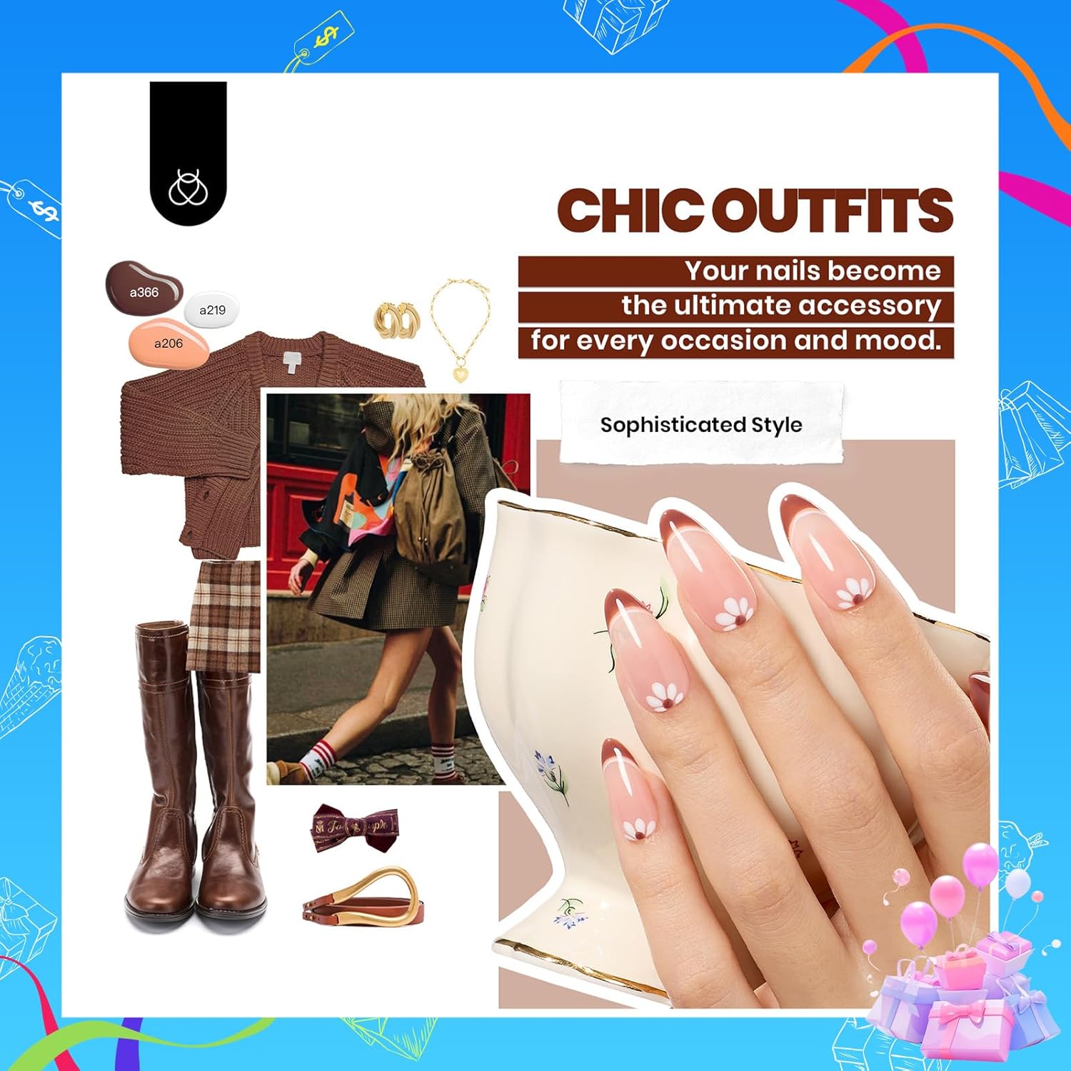 Beetles Gel Nail Polish 25 Colors Gel Polish Set Nude Pink Red Blue Gel Polish Chic Outfits Collection with 3Pcs Base Top Coat Gel Manicure Kit Salon DIY Home Gift for Women - Image 5