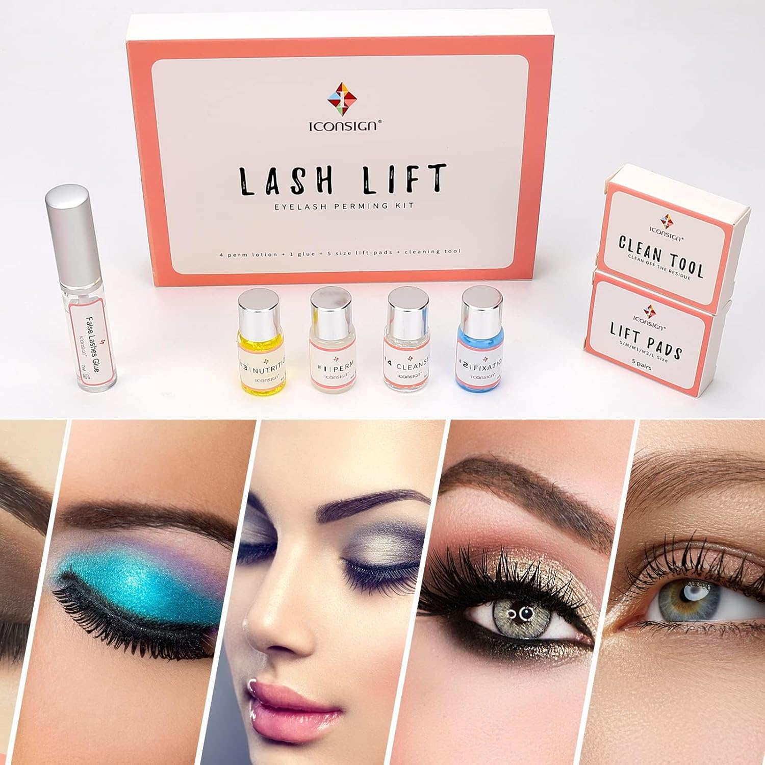 Lash Lift Kit, Eyelash Perm Kit, Professional Eyelash Curling Lash Extension Set, Glue Upgraded Version, Lash Extensions, Lash Curling, Semi-Permanent Curling Perming Wave Suitable For Salon - Image 6