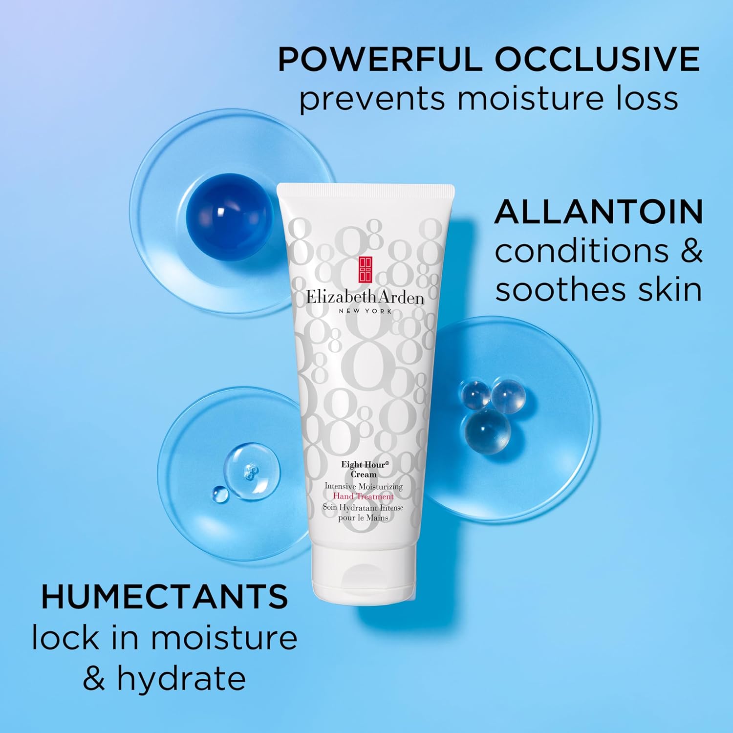Elizabeth Arden Eight Hour Cream Intensive Moisturizing Hand Treatment, Dry Skin Lotion - Image 6