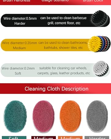 power drill brushes for cleaning
