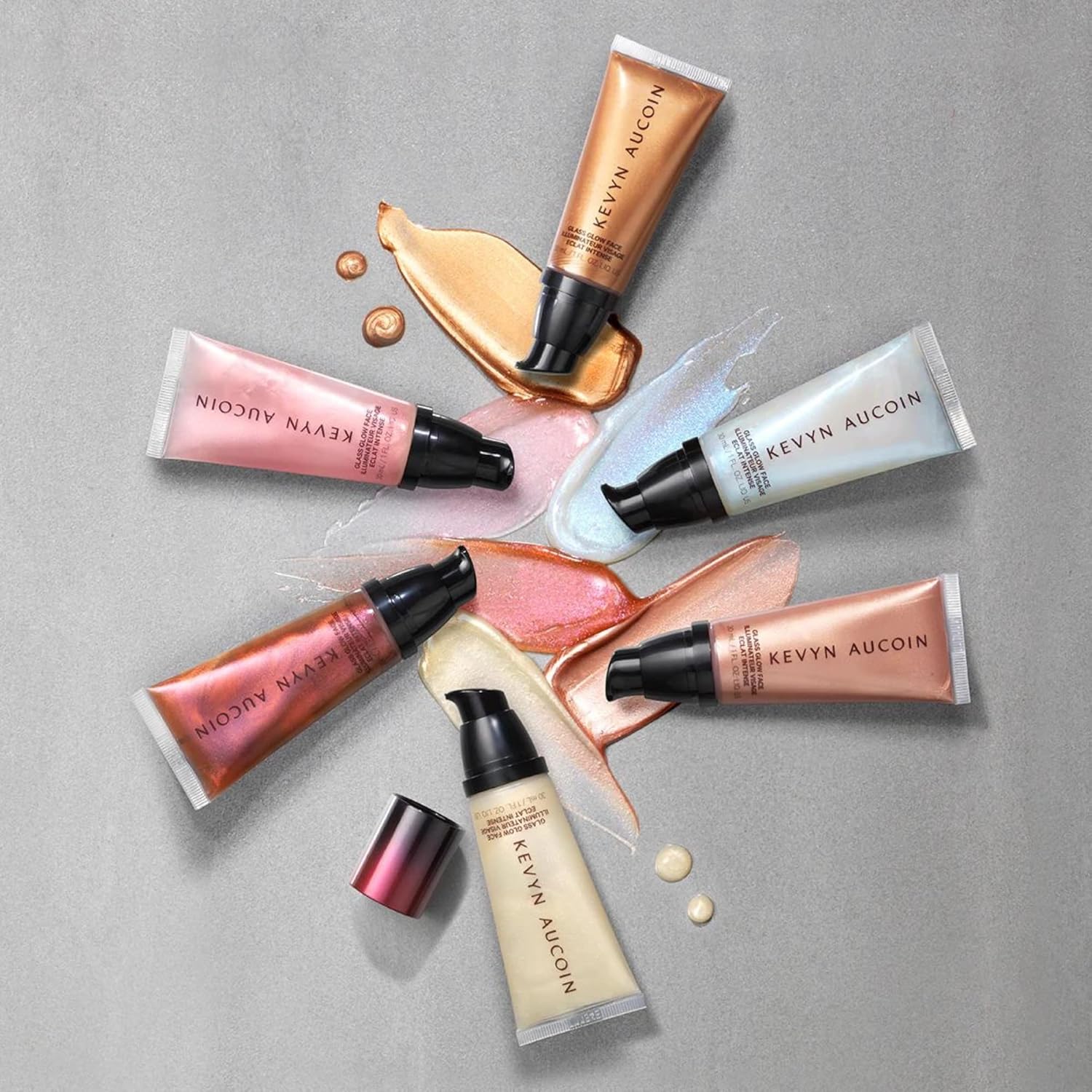 Kevyn Aucoin Glass Glow Face: Multi-purpose universal dewy highlighter for face and body. Creates glowing youthful-looking hydrated skin with a glassy complexion. Makeup artist go to. - Image 6