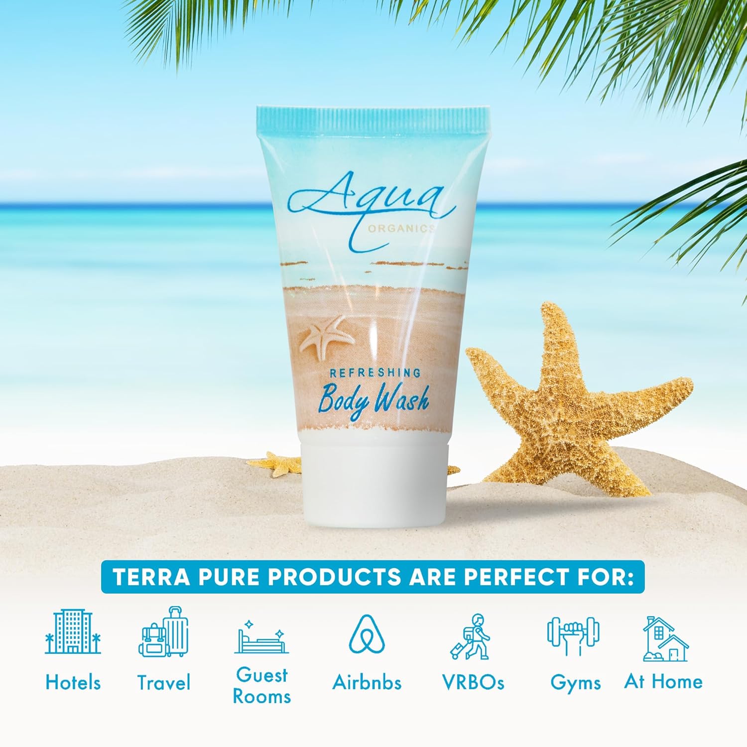 Travel Size 1 oz Body Wash Hotel Amenities Case of 20 for Convenient Use - Image 2