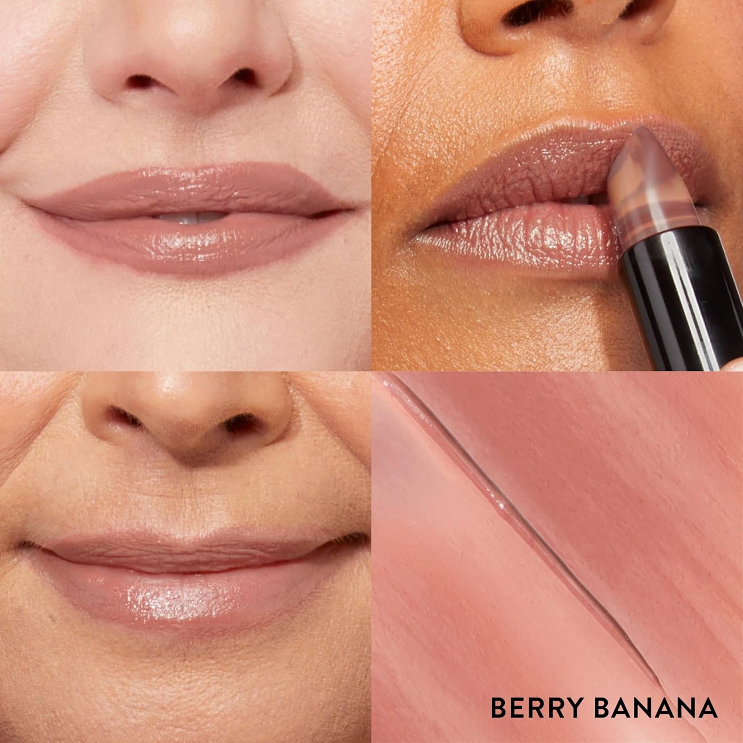 LAURA GELLER NEW YORK Italian Marble Sheer Lipstick - Berry Banana - Hydrating & Lightweight - Vitamin E & Caster Seed Oil - Cream Finish - Image 2