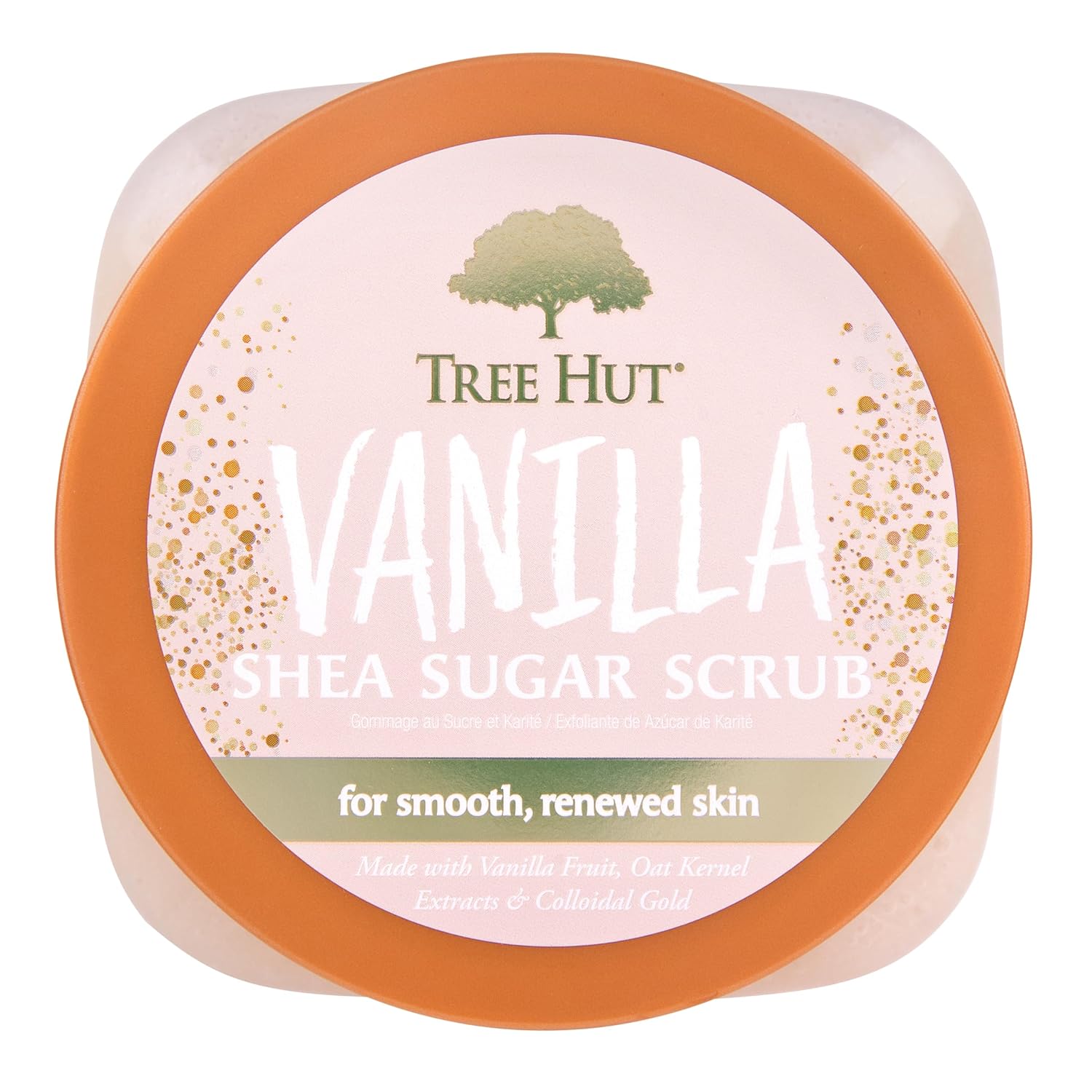 Tree Hut Vanilla Shea Sugar Exfoliating & Hydrating Body Scrub, 18 oz - Image 2