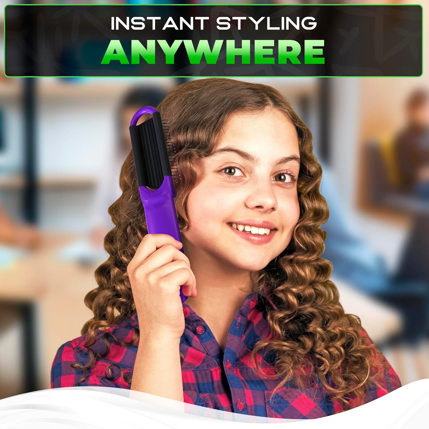4 Pcs Travel Hair Brush - 4.25x1.49" Folding Hair Brush with Mirror and Flexible Nylon Bristles, Lightweight Travel Comb for Women - 4 Colors Pack, Foldable Hairbrush for Styling on the Go - Image 6