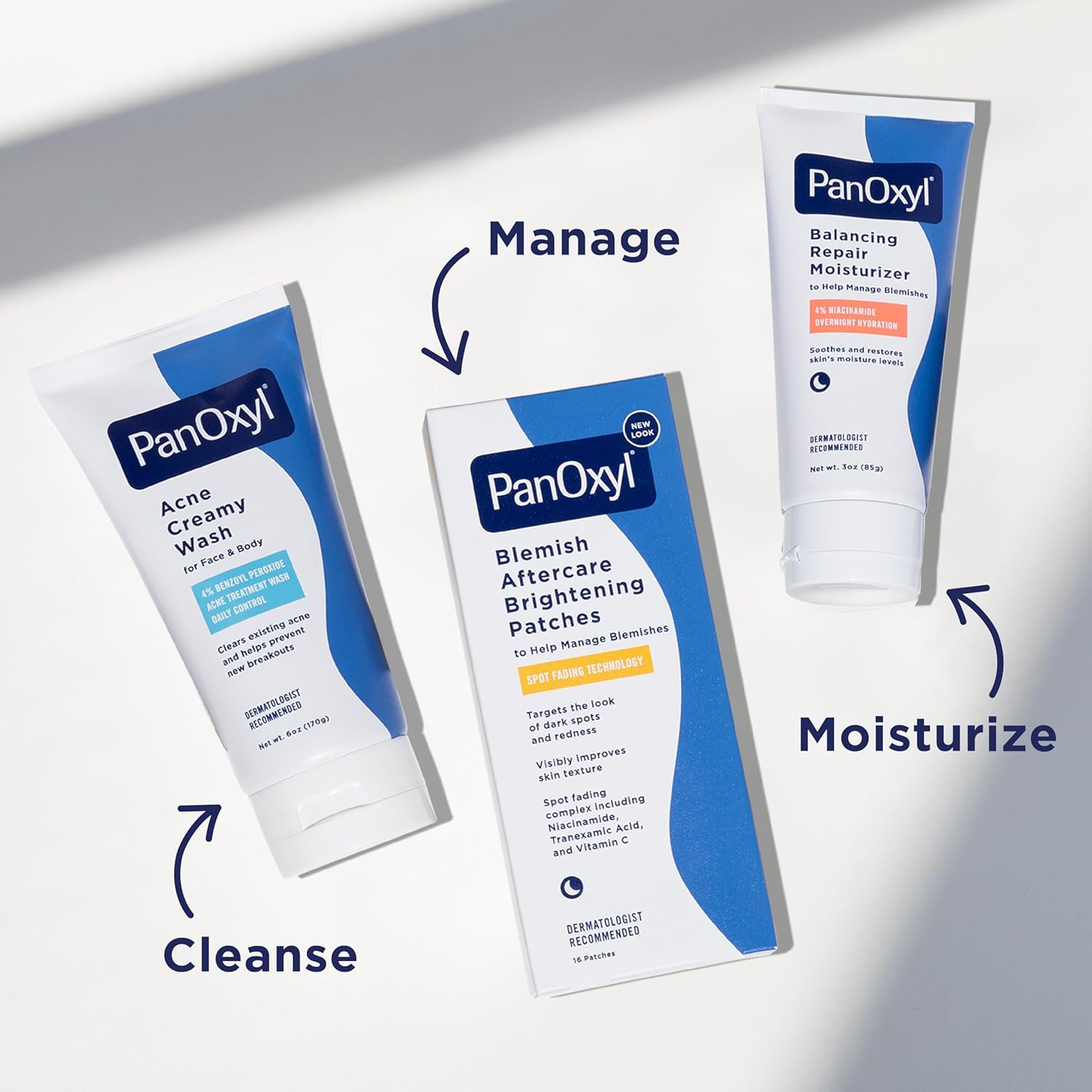 PanOxyl PM Balancing Repair Moisturizer with Niacinamide, Ceramides and Cica, Hydrating Face Moisturizer, Acne Prone Skin and Dry Skin, Non-Comedogenic Night Face Moisturizer, 3 oz - Image 9