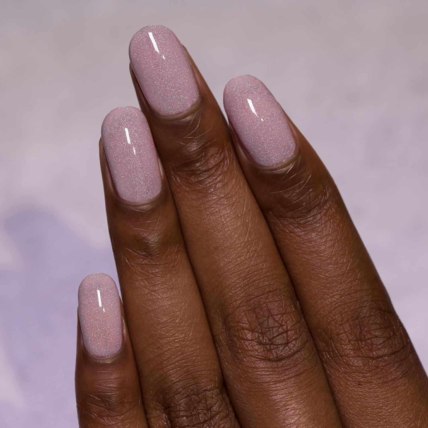 ILNP Birthday Suit - Cashmere Pink Holographic Nail Polish, Neutral Nude, Chip Resistant Manicure, Non-Toxic, Vegan, Cruelty Free, 12ml - Image 5