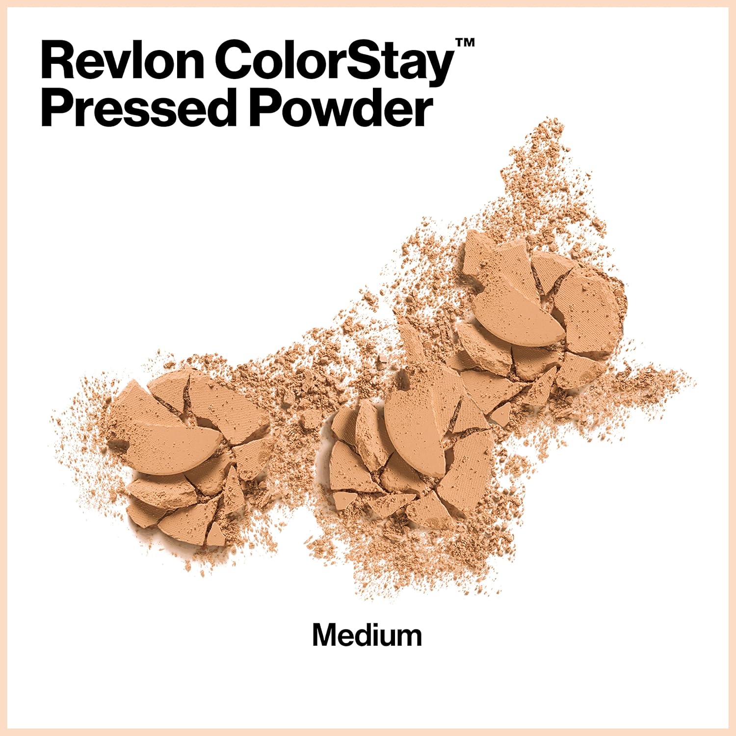 Revlon ColorStay Pressed Powder Face Makeup, Longwearing, Fragrance-Free, Noncomedogenic, 840 Medium, 0.3 oz - Image 2