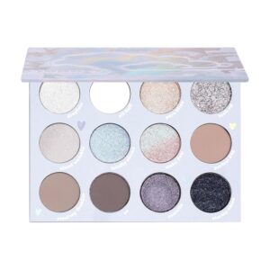 ColourPop Eyeshadow Palette - Eye Makeup Palette with Matte, Metallic, Matte Sparkle & Glitter Finishes - High-Pigment Eye Makeup with a Long-Wearing Formula - Cloud (0.49 oz)