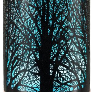 Essential Oil Diffuser 120ML Metal Aromatherapy Diffuser, Cool Mist Humidifier with Auto Shut-Off Protection 7 Color Lights for Home Office Spa (Tree)