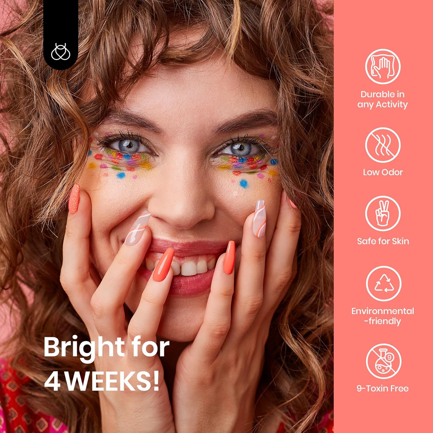 Beetles Peach Gel Nail Polish Carly Coral Orange Color Soak Off UV LED Nail Lamp Gel Polish 15 ml Each-Summer Nail Art DIY Manicure Gift for Women Girls - Image 6