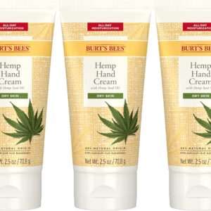 Burt's Bees Hemp Seed Oil Hand Cream for Dry Skin, 2.5 Oz (Package May Vary)