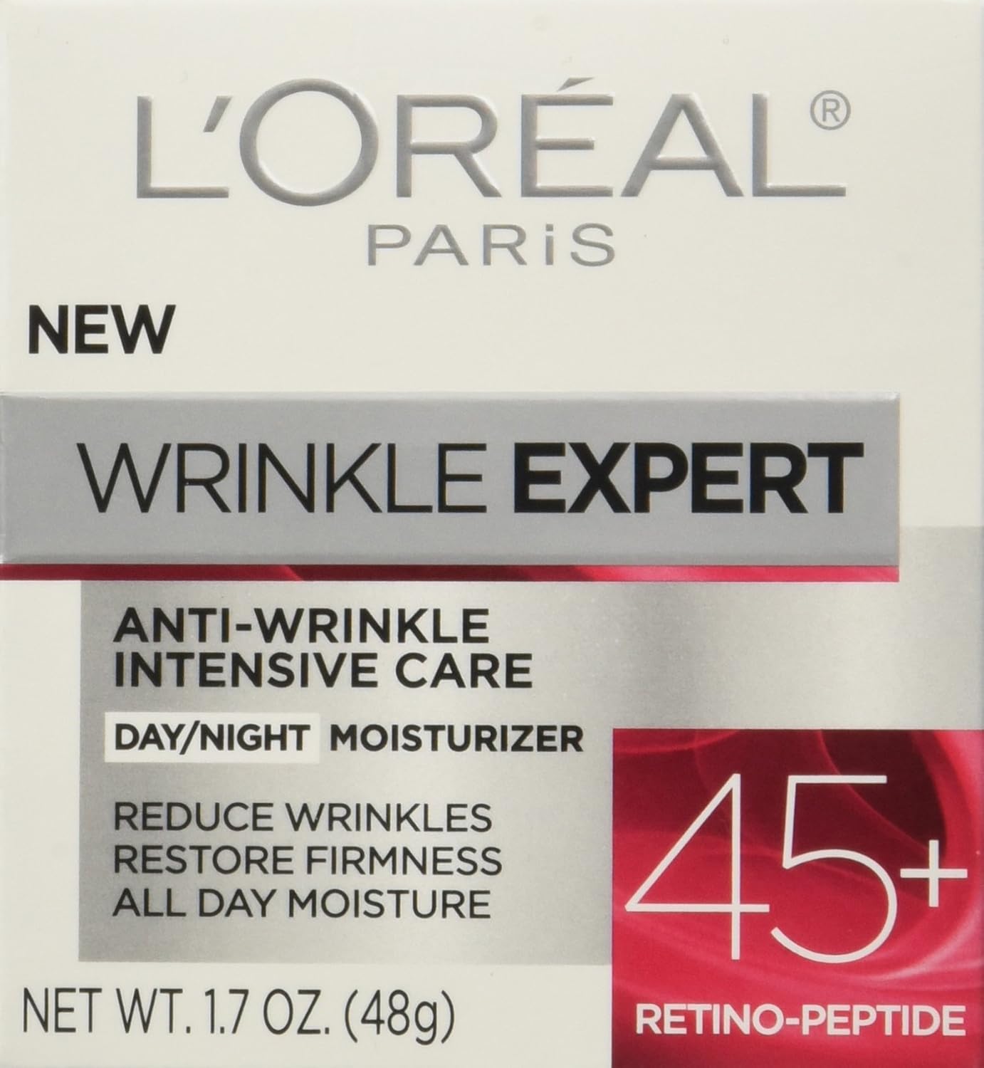 L'Oreal Paris Wrinkle Expert 45+ Anti-Aging Face Moisturizer with Retino-Peptide, Non-Greasy, Suitable for Sensitive Skin, 1.7 fl. Oz - Image 2