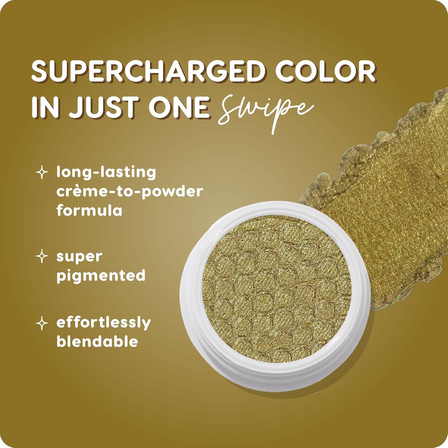 ColourPop Super Shock Shadow - High-Pigment, Crème-Powder Eye Makeup - Single Glitter Eyeshadow with Minimal Fallout and Unique Bouncy Texture - Metallic Green Eyeshadow - Moonwalk (0.07 oz) - Image 3