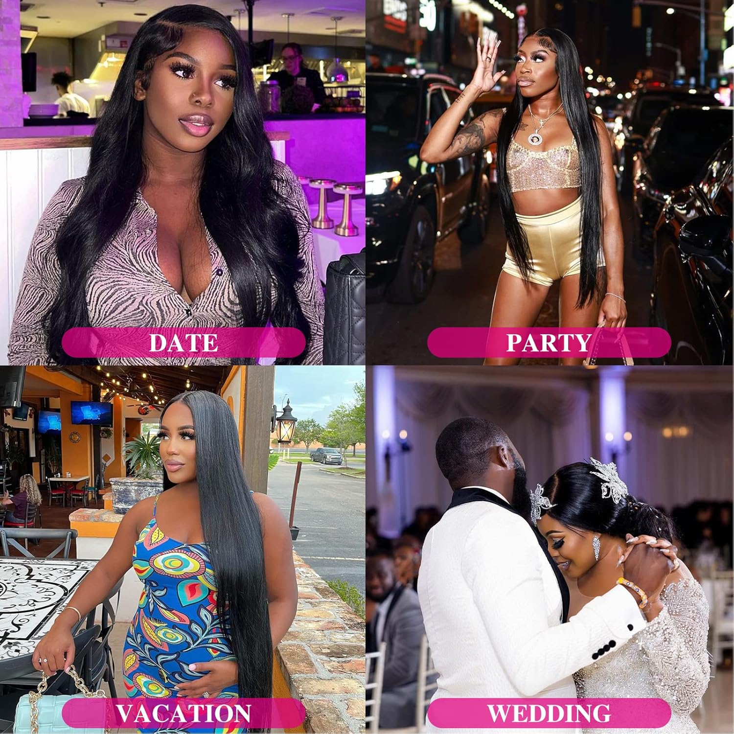 ALLRUN Body Wave Bundles with Closure Human Hair 100% Unprocessed Brazilian Human Hair Bundles Body Wave with 4x4 Lace Closure Free Part Wavy Sew In Hair Extensions Black Color 14 16 18+12 Inch - Image 9