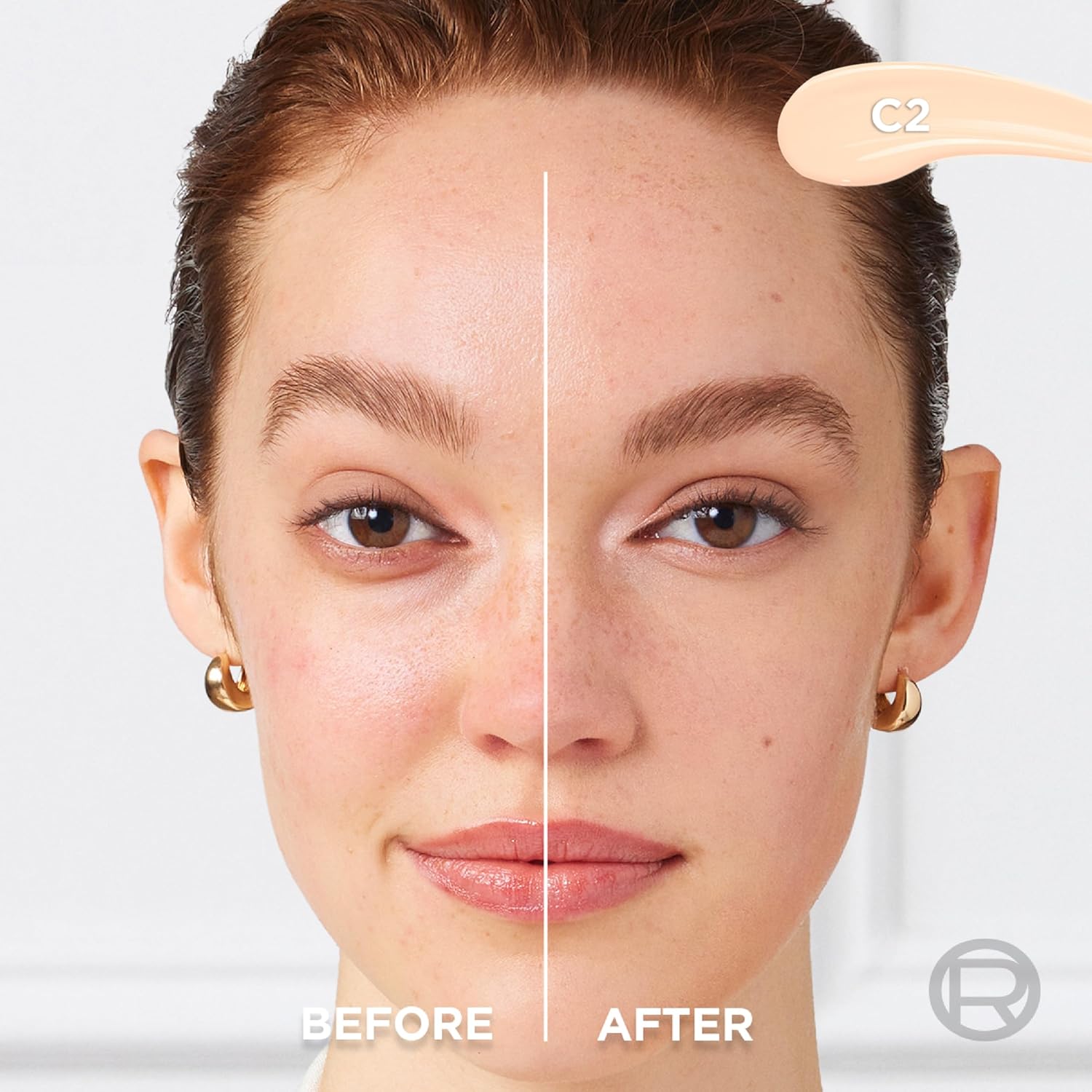 L'Oreal Paris True Match Radiant Serum Concealer, Brightening Under Eye Concealer Make Up with 1.5% Hyaluronic Acid and Caffeine, C2, 0.33 Oz - Image 2