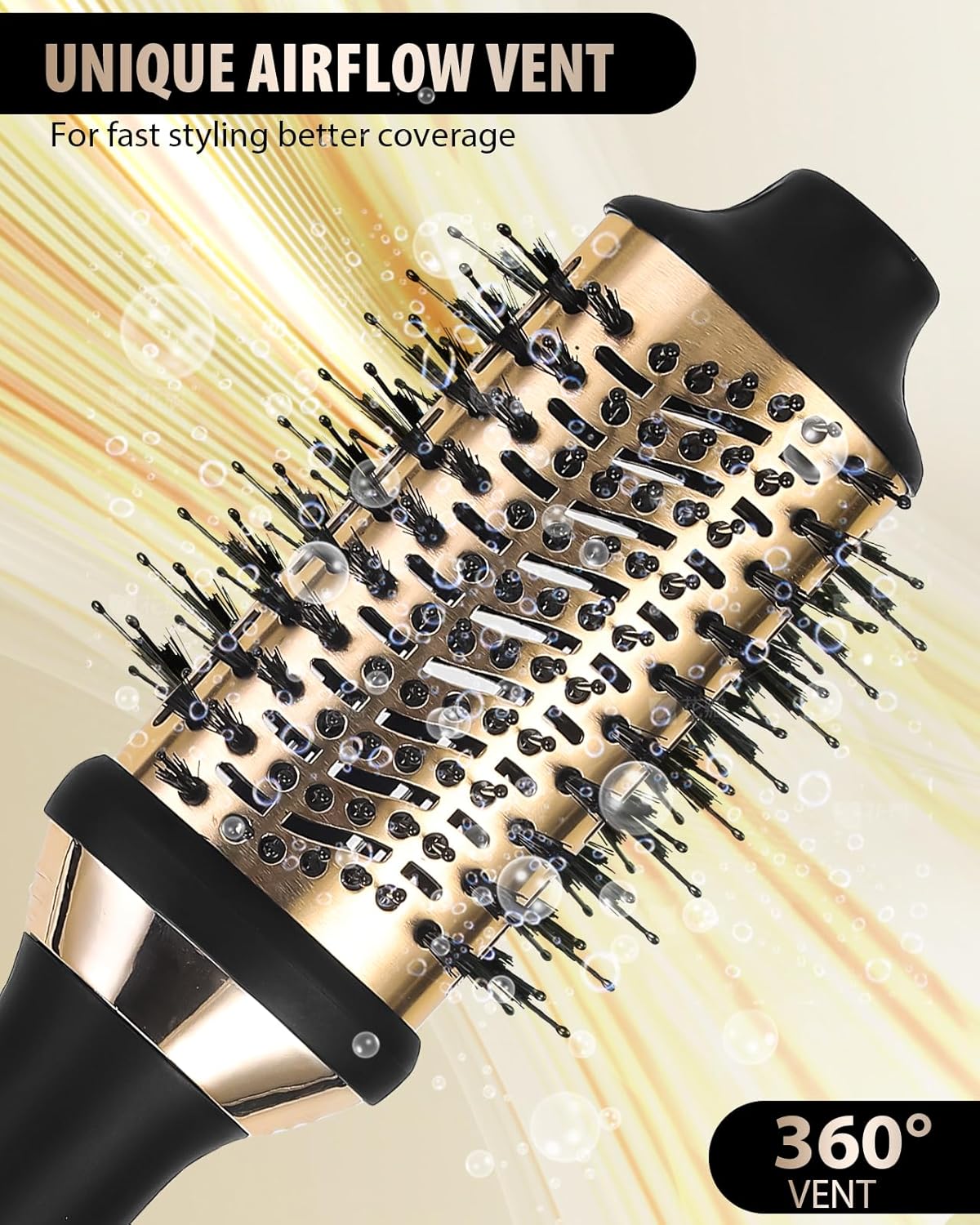 Blow Hair Dryer Brush: Detachable 4-in-1 with Ionic Technology, Brush-Blow-Dryer Oval Barrel with Ionic Technology Fluffy, Belowout-Hair-Volumizer - Image 7