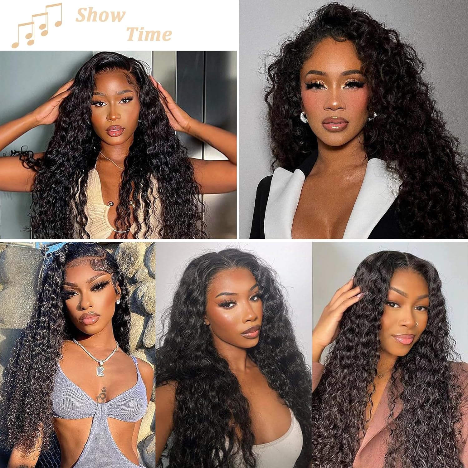 Beauty Queen Wet and Wavy Human Hair Bundles 22 22 22 Inch 16A Grade 100% Unprocessed Brazilian Weave 3 Bundles Water Wave Virgin Human Hair Natural Color Hair Extensions - Image 6