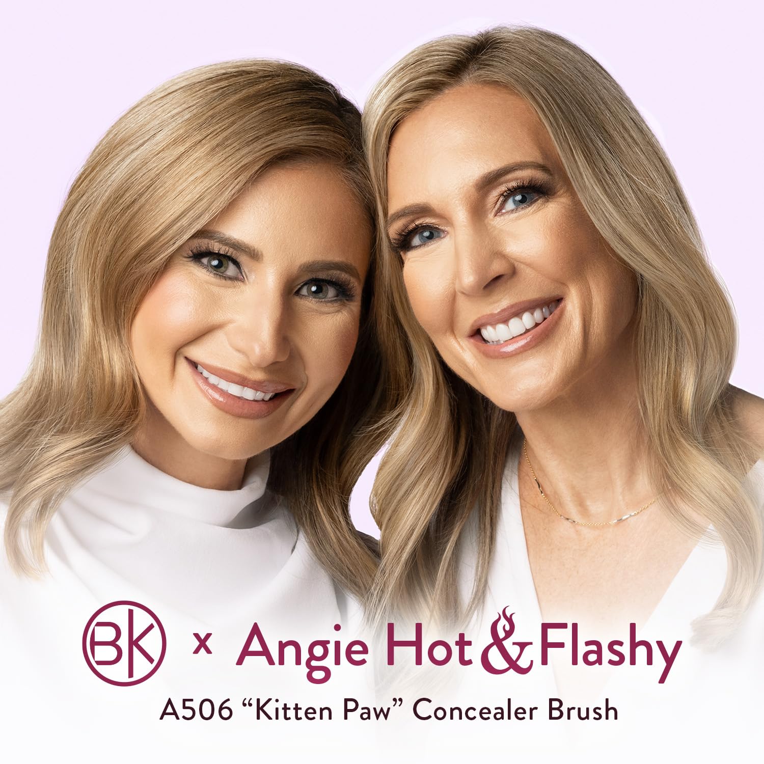BK BEAUTY BRUSHES - ANGIE HOT & FLASHY A506 CONCEALER - Viral "Kitten Paw" Face Brush - Under-Eye Concealing and Contouring - Makeup Brushes - Image 6