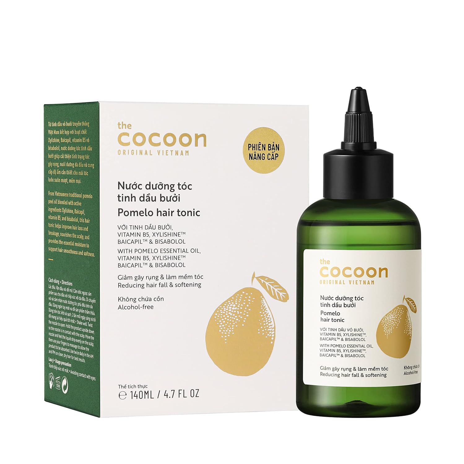 Cocoon Pomelo Grapefruit Oil Vegan Hair Serum 4.73 fl oz for Thinning Hair - Image 7