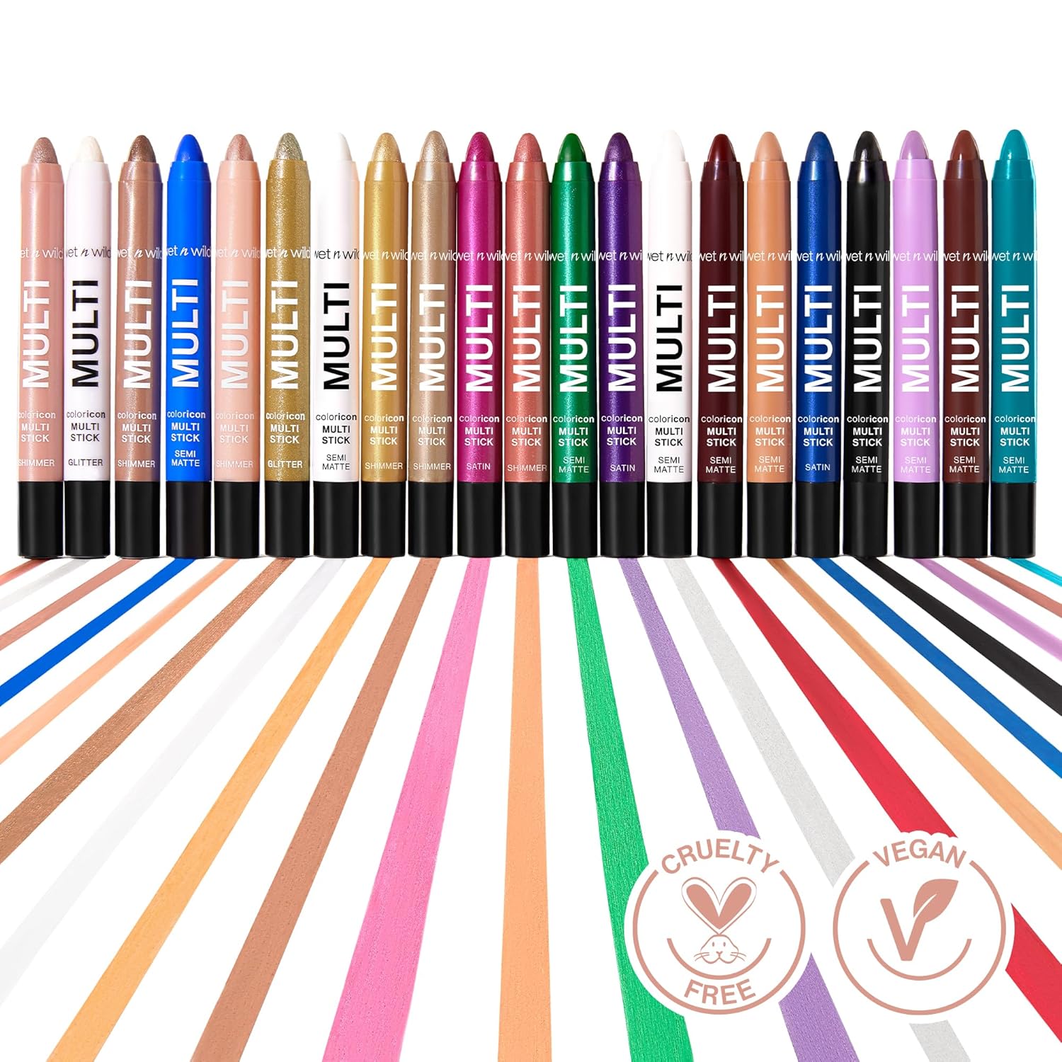 wet n wild Color Icon Cream Eyeliner Eyeshadow Multi-Stick, Moisturizing, Nourishing Velvety Cream-to-Powder Buildable & Blendable Formula, Cruelty-Free & Vegan - Ros-I-Locks - Image 6