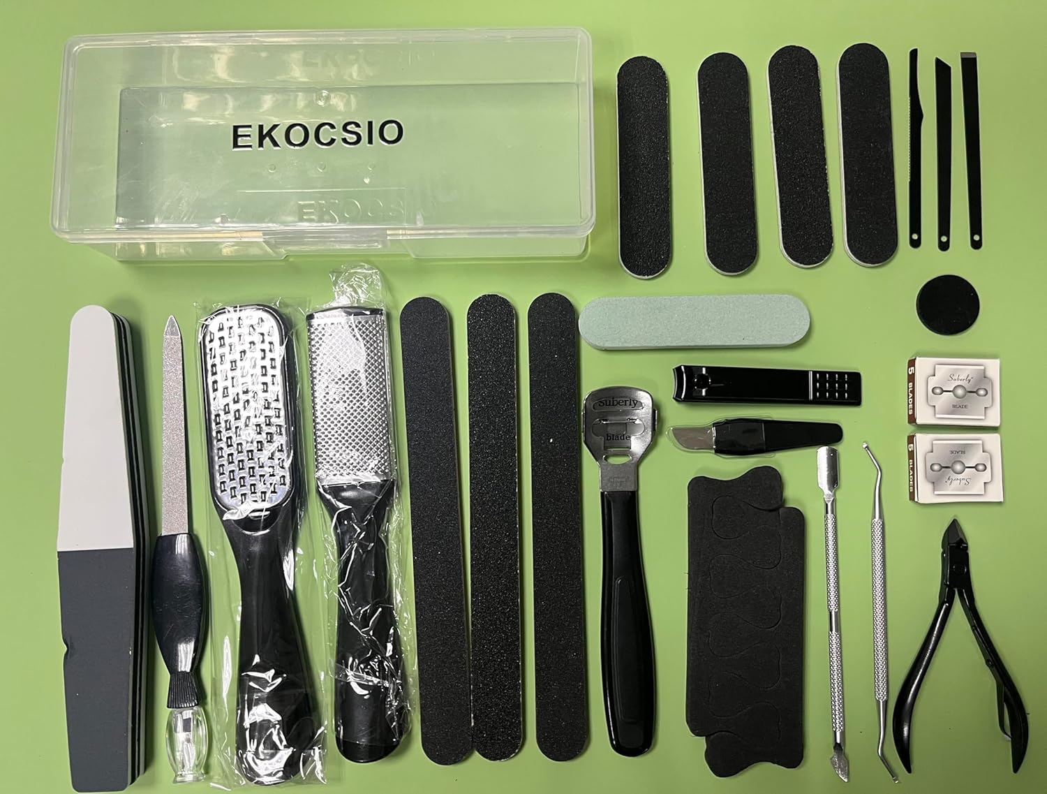 36 in 1 Pedicure Kit, Professional Pedicure Tools Foot Rasp Foot Dead Skin Remover for Home & Salon Care - Image 7