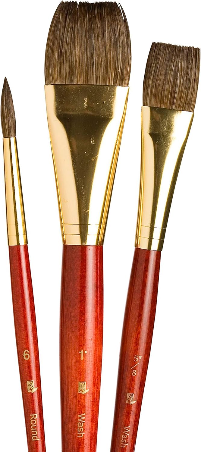 Princeton RealValue Paintbrush, Red