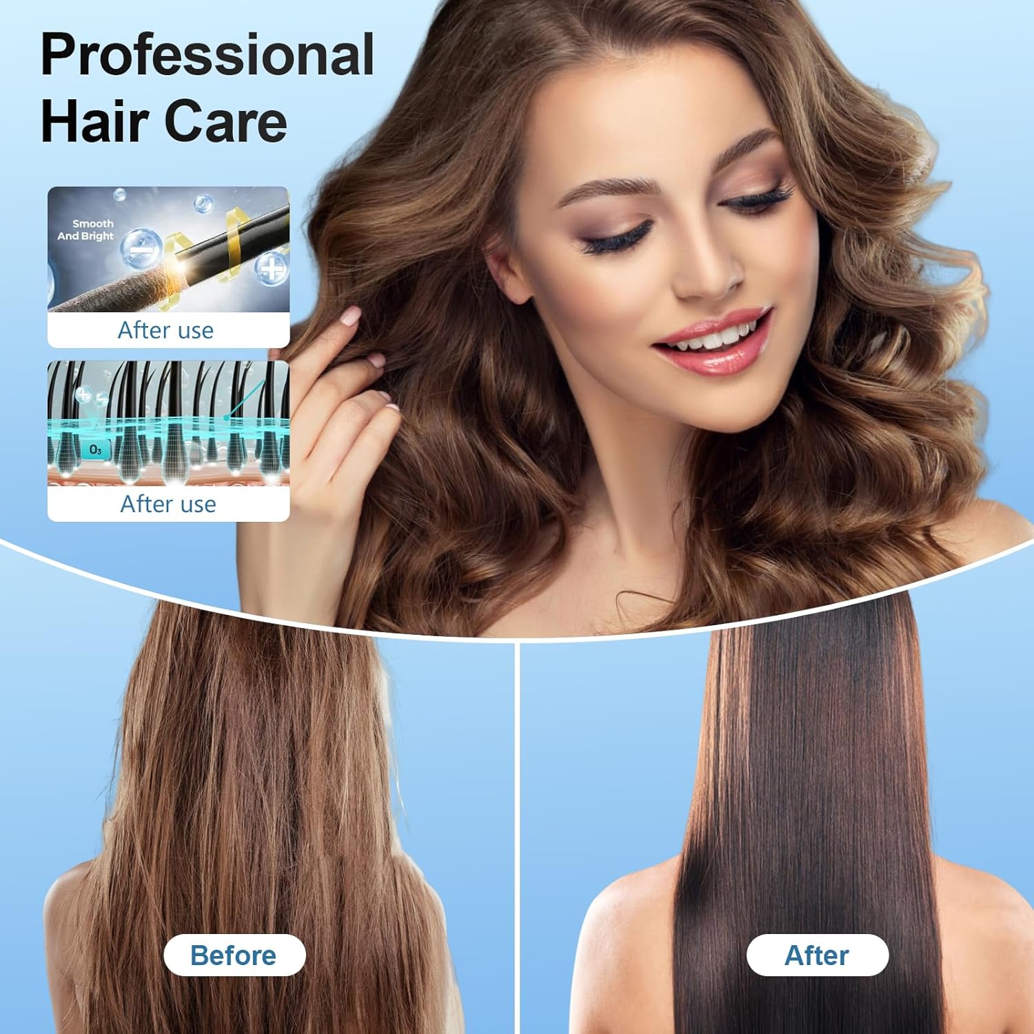 1875W Portable Ionic Travel Hair Dryer for Women and Men, Quiet, Fast Drying, Salon Quality, No Heat Damage - Image 5