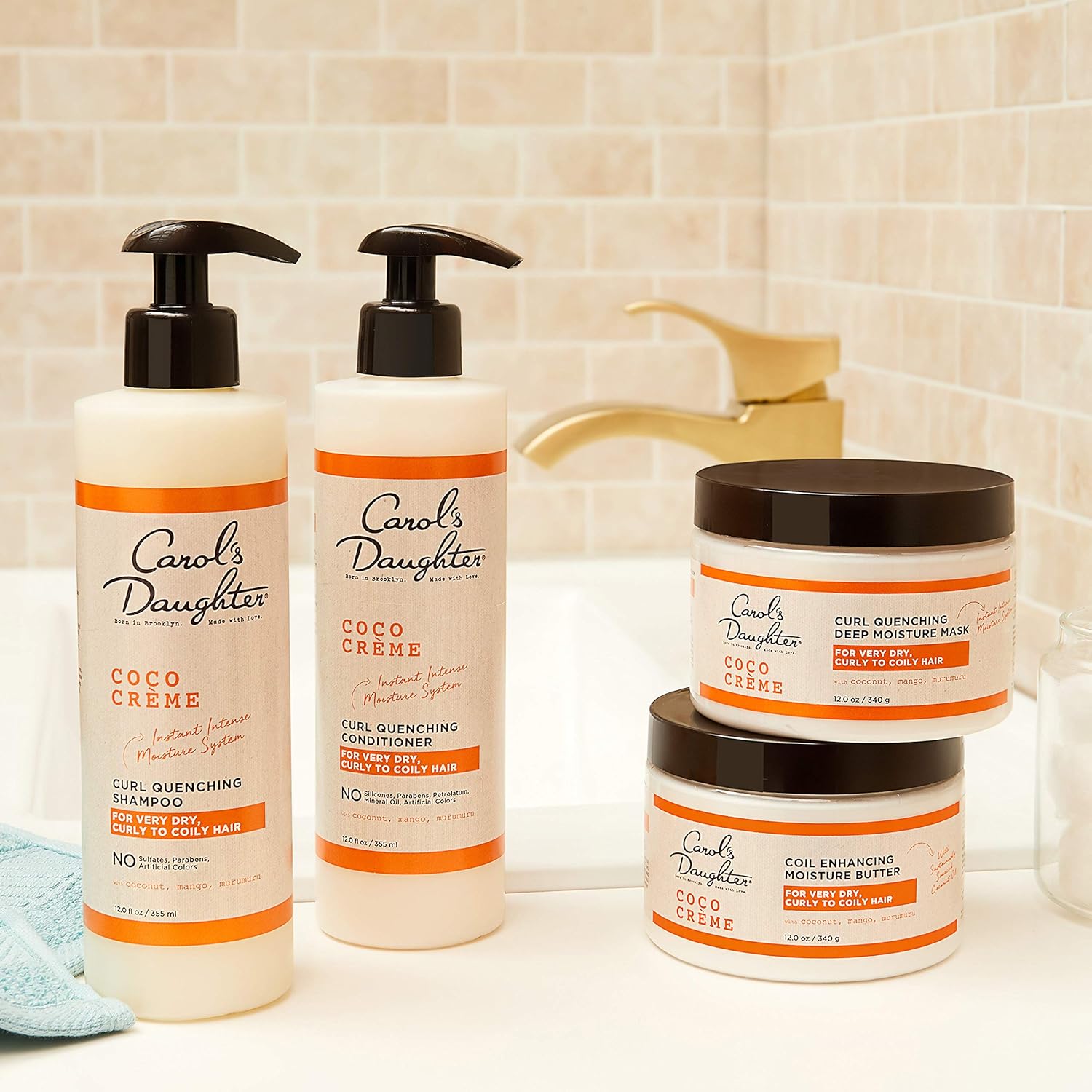 Carol's Daughter Coco Creme Coil Enhancing Moisture Butter, with Coconut Oil and Mango Butter, for Very Dry Curly Hair, Paraben and Silicone Free, 12 oz - Image 9