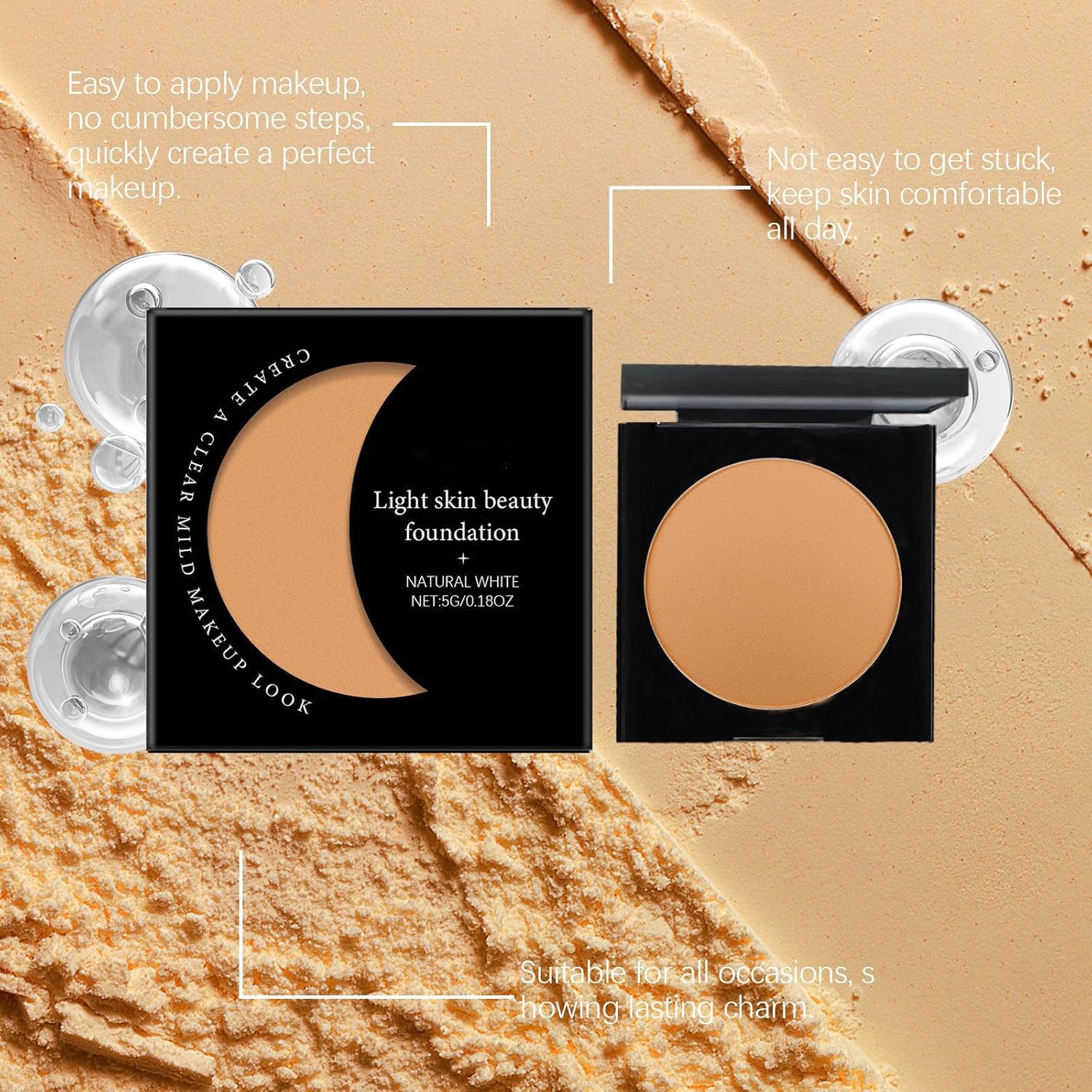 Under Eye Brightener,Luminous Eye Corrector,Moisturizing and Waterproof Under Eye Concealer for Dark Circles,Conceal and Perfect Effect(1pcs-Lvory) - Image 6