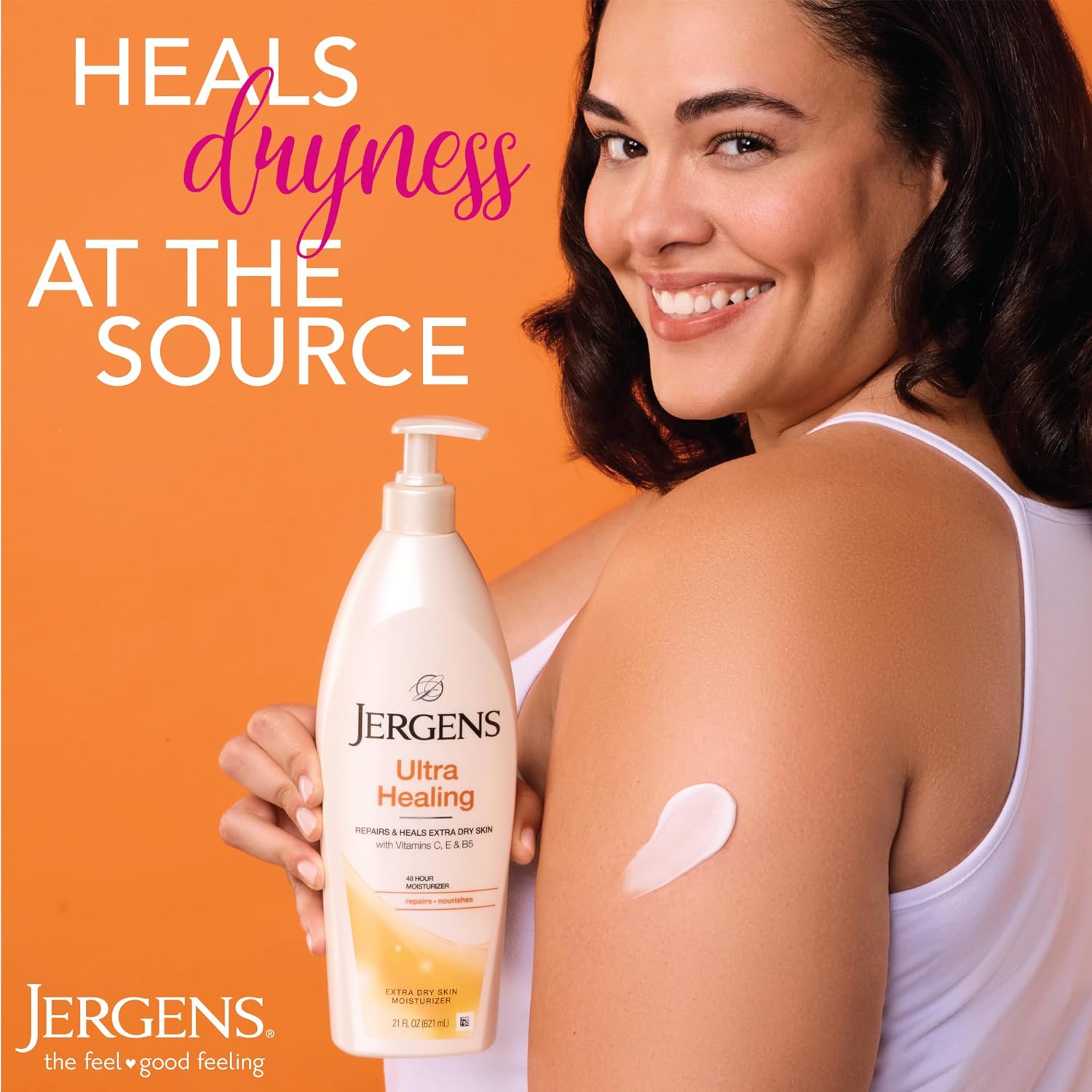 Jergens Ultra Healing Extra Dry Skin Hand and Body Moisturizer 32oz - Image 5