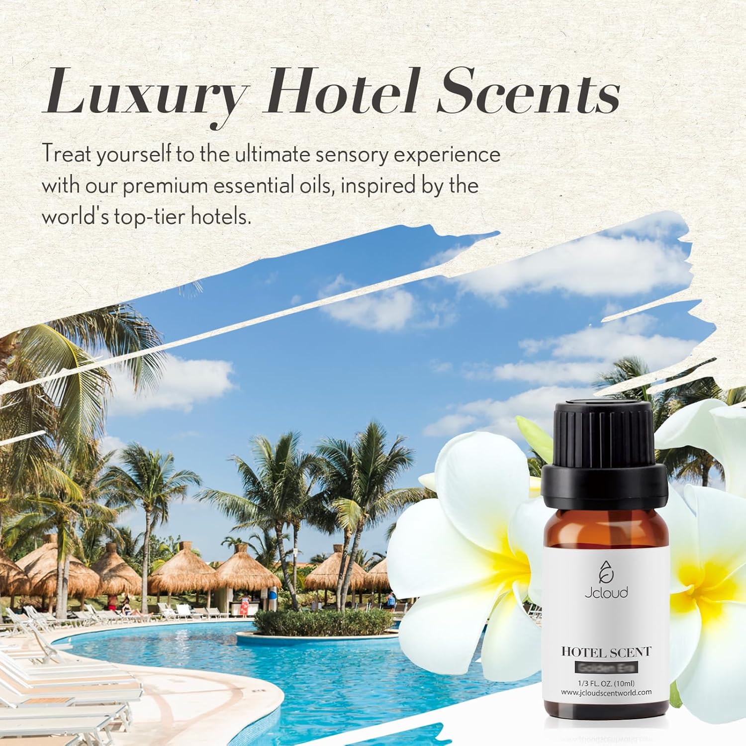 JCLOUD Royal Serenity Essential Oil - Inspired by Ritz-Carlton Hotel Scent - Pure Aromatherapy Diffuser Oil with Lemon, Jasmine and Amber, Home Luxury Scents - 10mL - Image 5