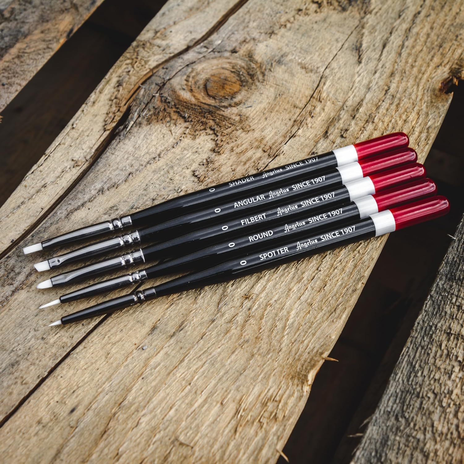 Angelus Micro Detail Paint Brush Set of 5 - Image 5