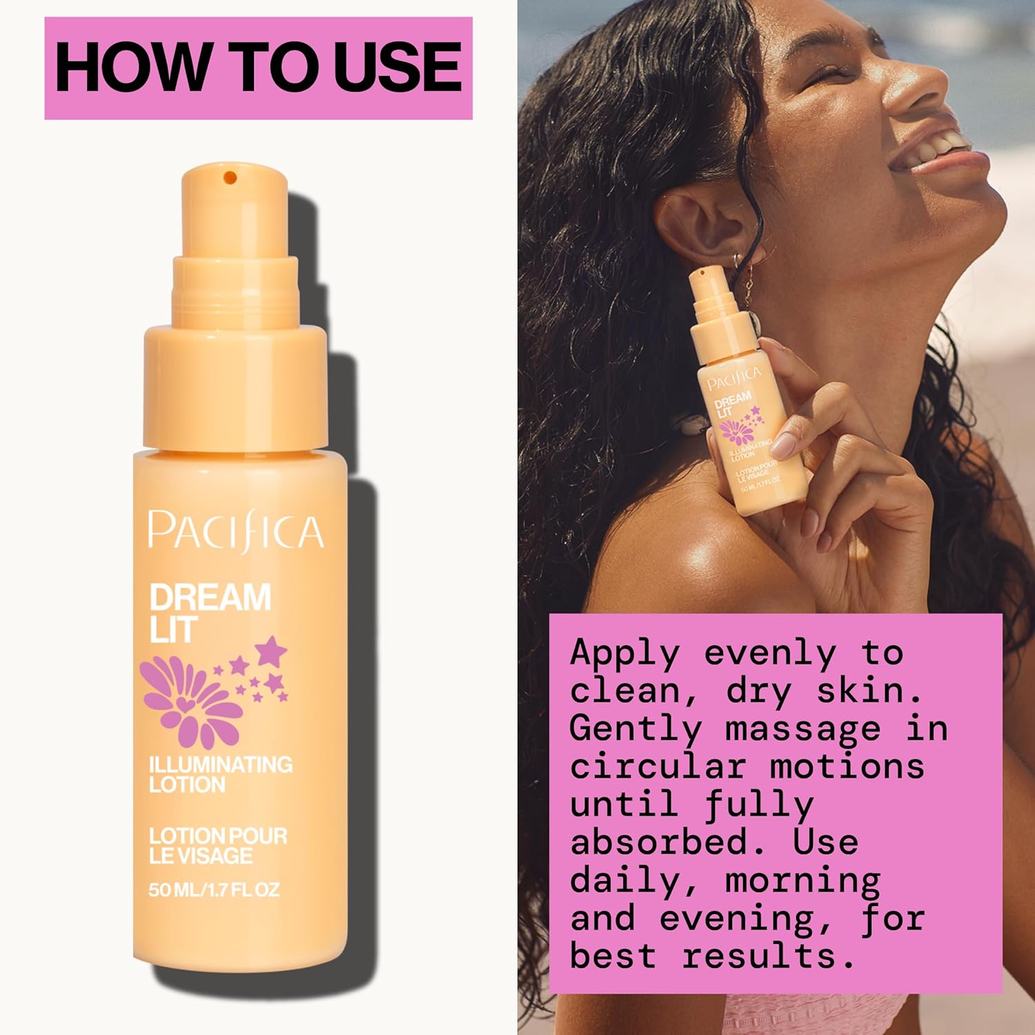 Pacifica Dreamlit Illuminating Facial Lotion 4 oz - Vitamin C Niacinamide Moisturizer for Radiant Glow - Image 9