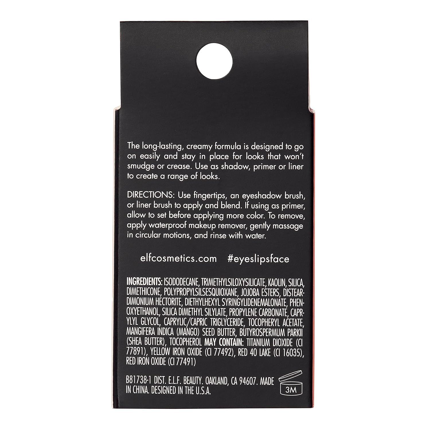 e.l.f. Canyon 3-in-1 Cream Eyeshadow Primer Liner Long-Lasting Vegan Cruelty-Free - Image 6