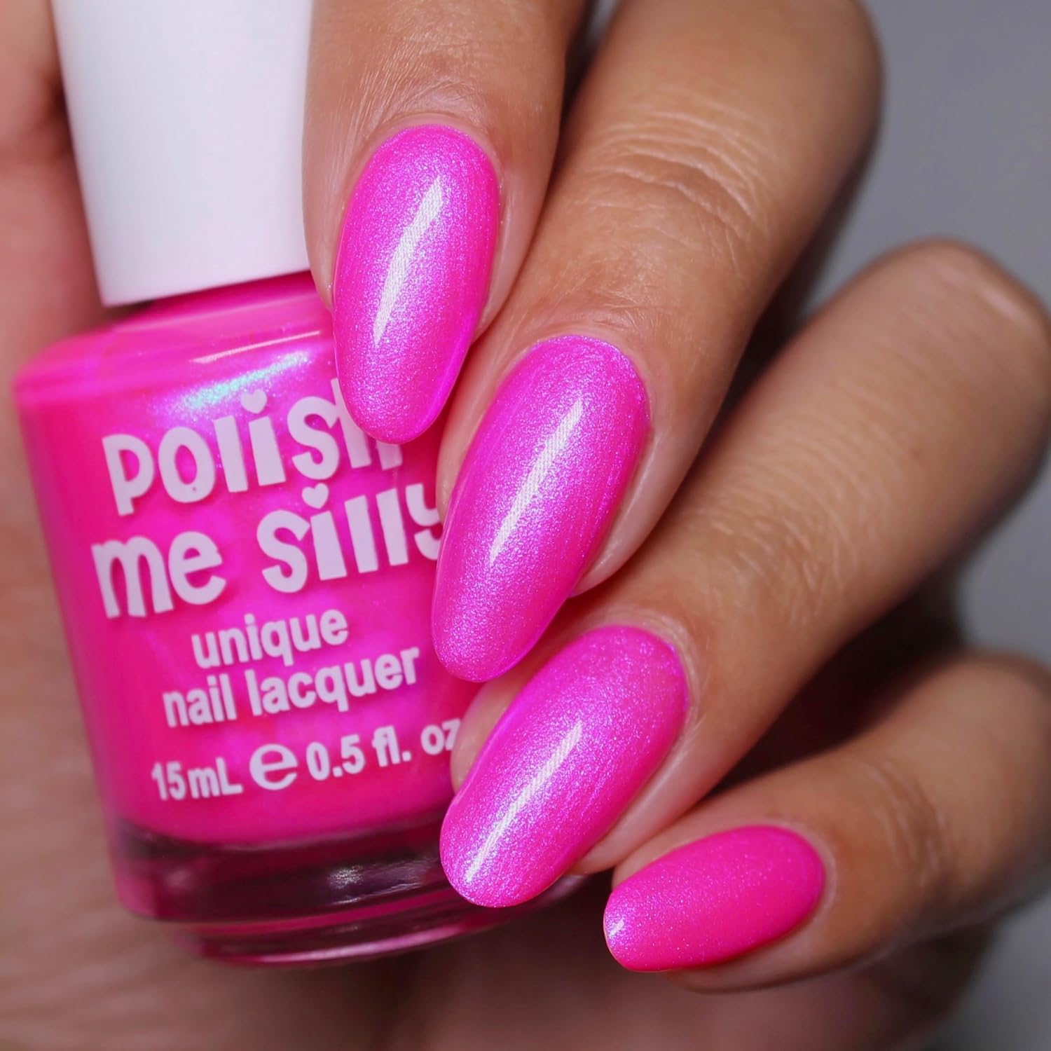 Barbee On The Glow - Neon Pink Blue NEON Glow Pop Collection MultiColor Shifting: Mylar Oil Slick Indie Nail Polish - Image 9